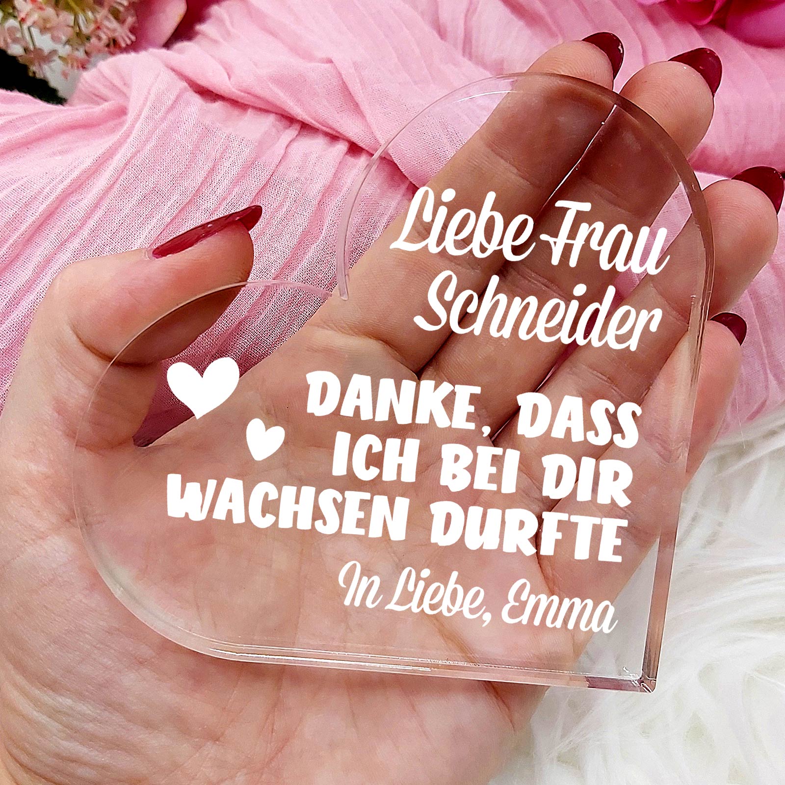 Danke, dass ich bei dir wachsen durfte – Geschenk zum Schulabschluss