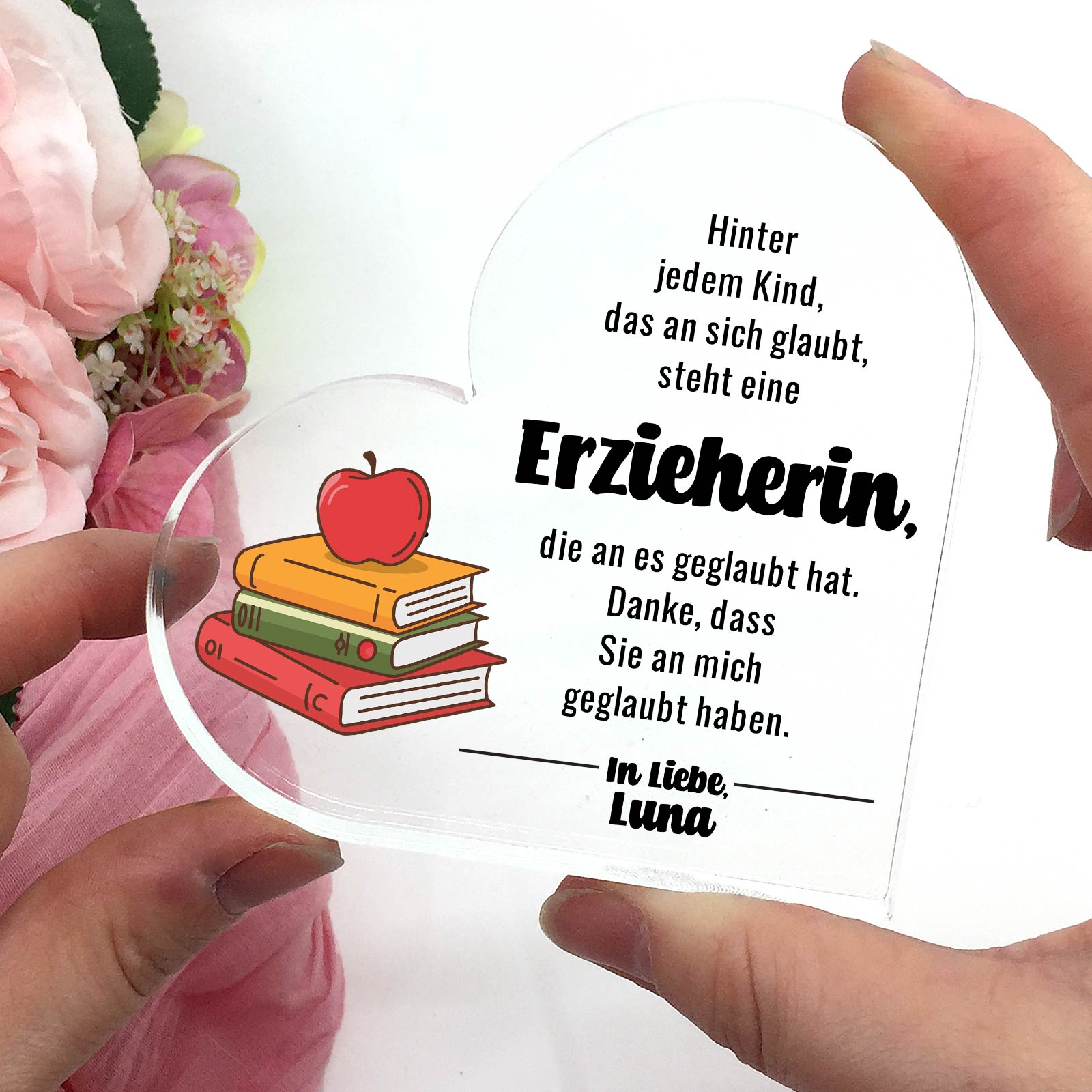 Hinter jedem Kind steckt ein Herz – Geschenk für Pädagog*innen und Erzieherinnen