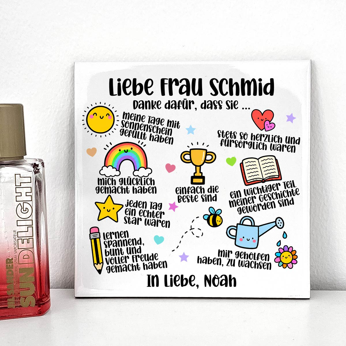 Danke dafür, dass Sie ... – Geschenkidee für Lehrerinnen