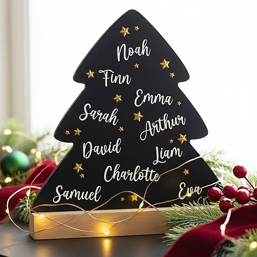 Weihnachtsbaum mit Namen