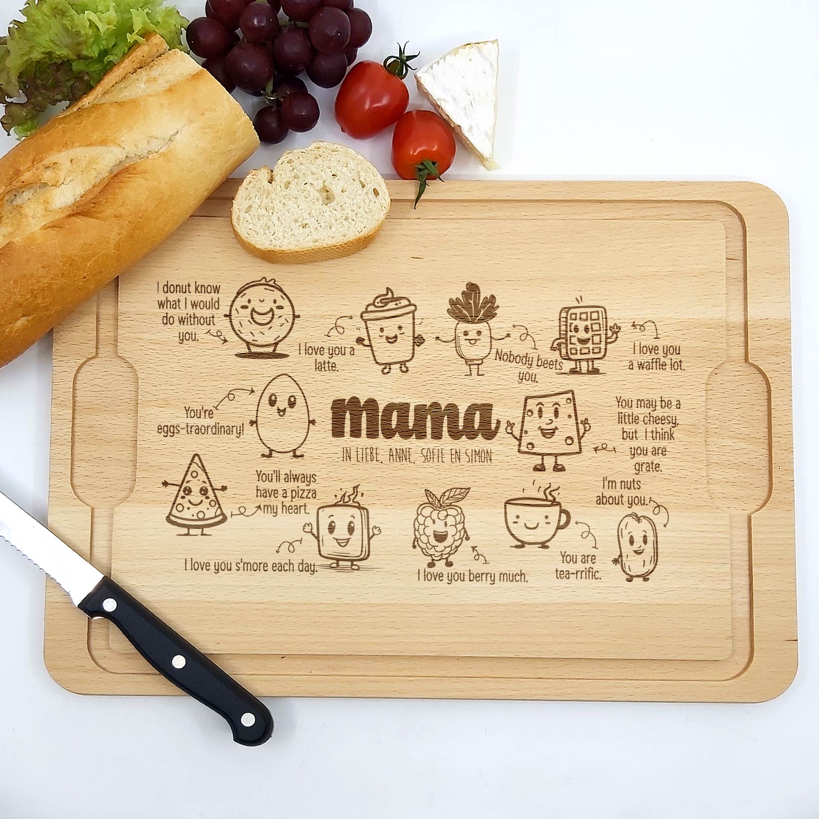 Liebe dich Schneidebrett