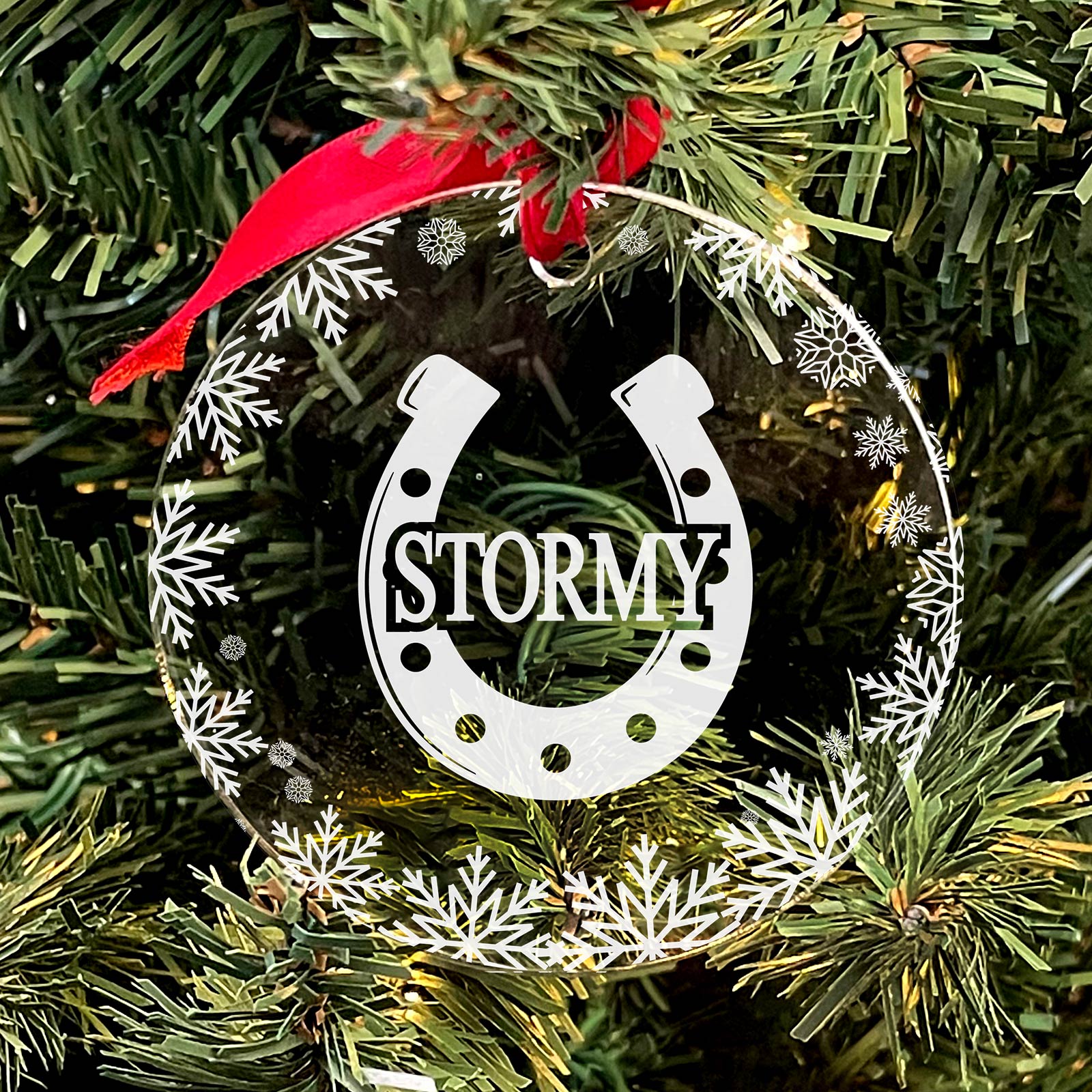 Pferde-Weihnachtsdeco