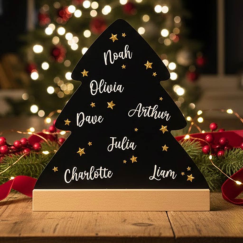 Weihnachtsbaum mit Namen