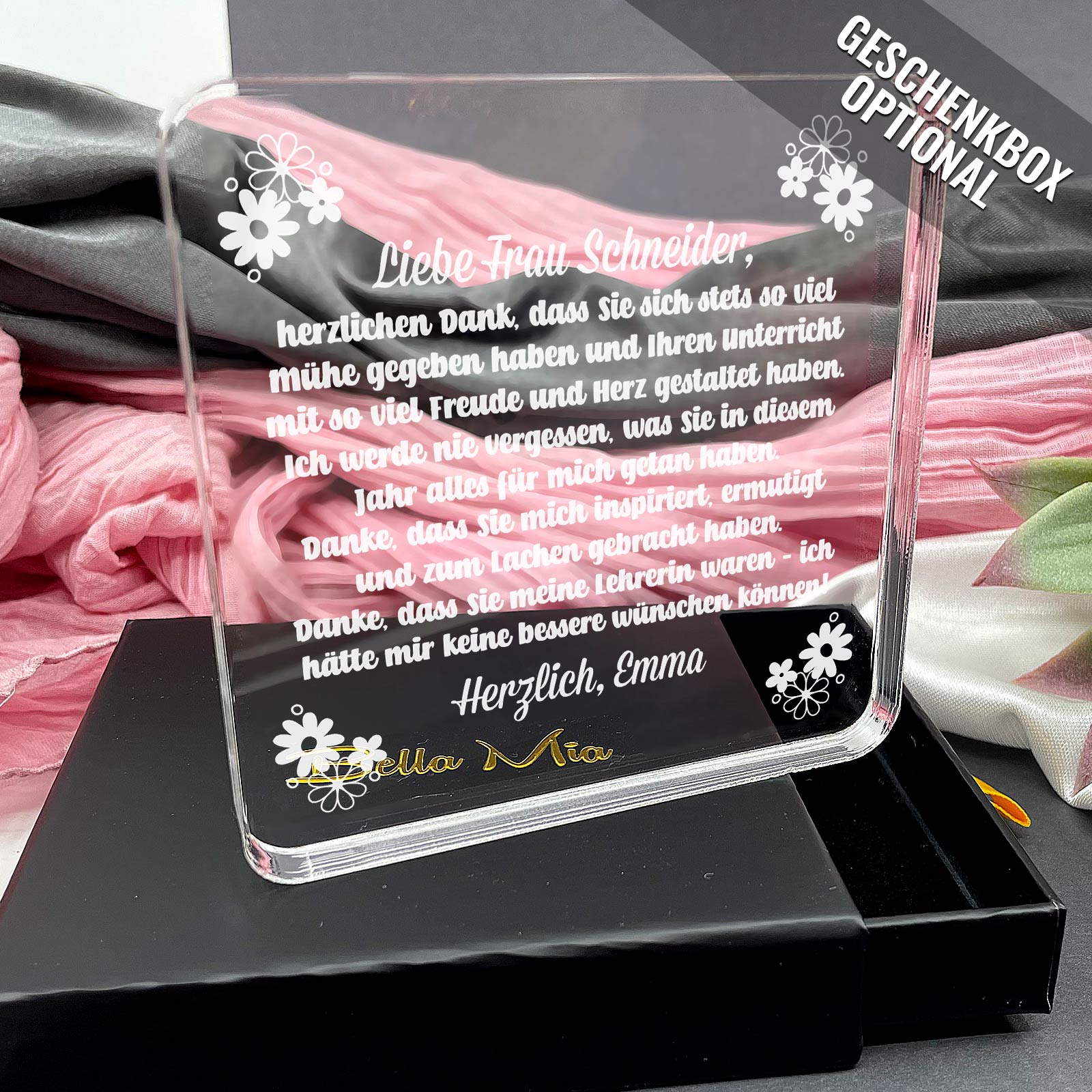 Danke, dass Sie meine Lehrerin waren – Geschenkidee zum Schuljahresende