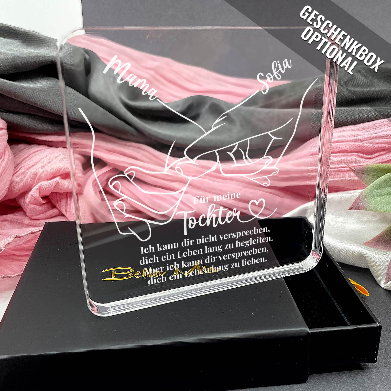 Für meine Tochter – Plexiglasplakette