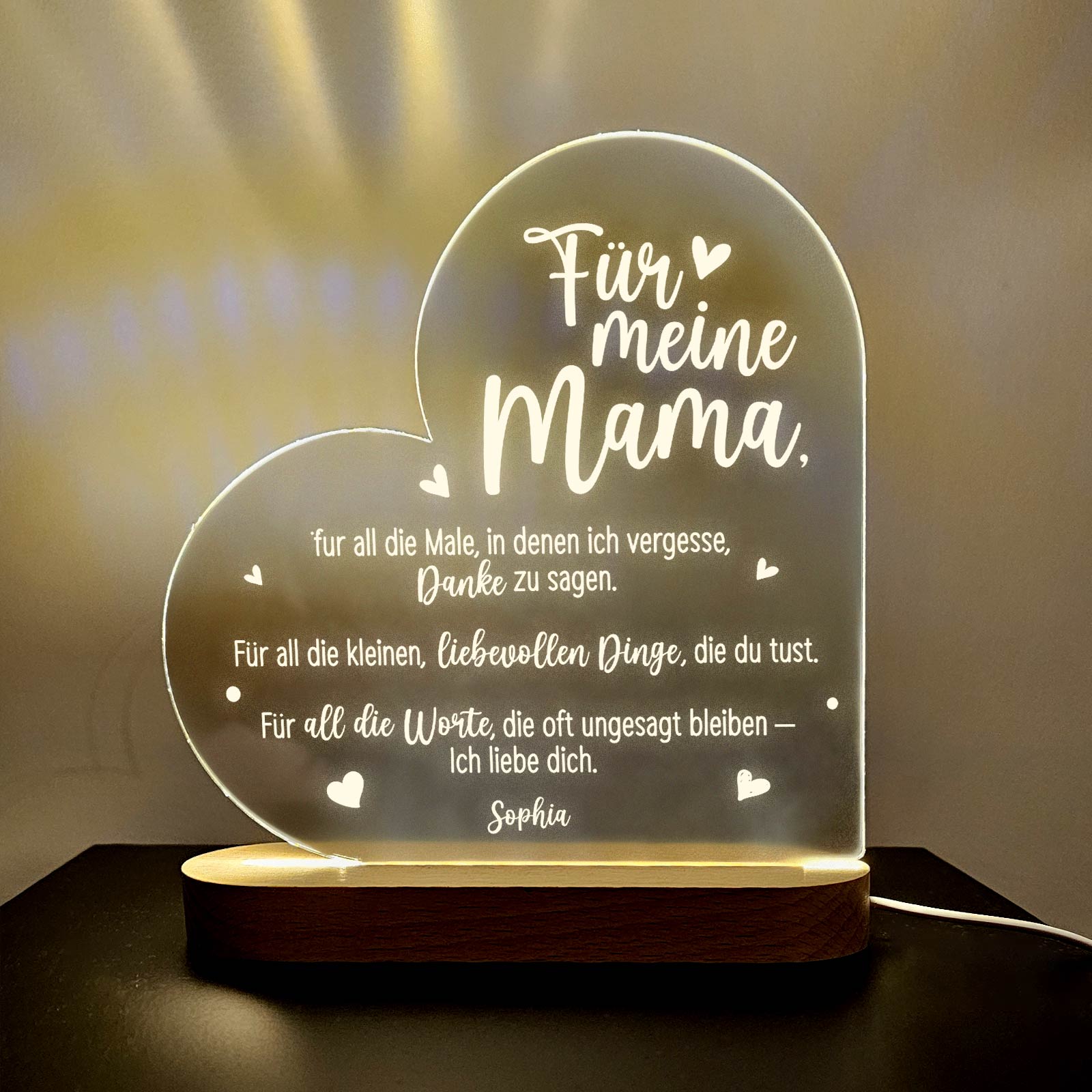 Für meine Mama – LED-Lampe