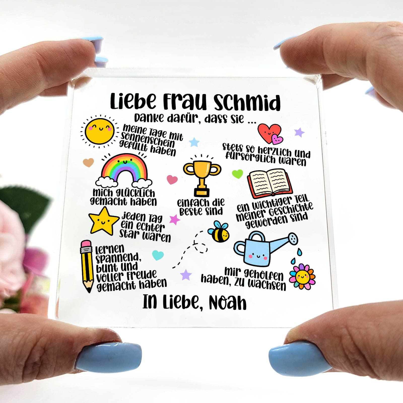 Danke dafür, dass Sie ... – Geschenkidee für Lehrerabschied
