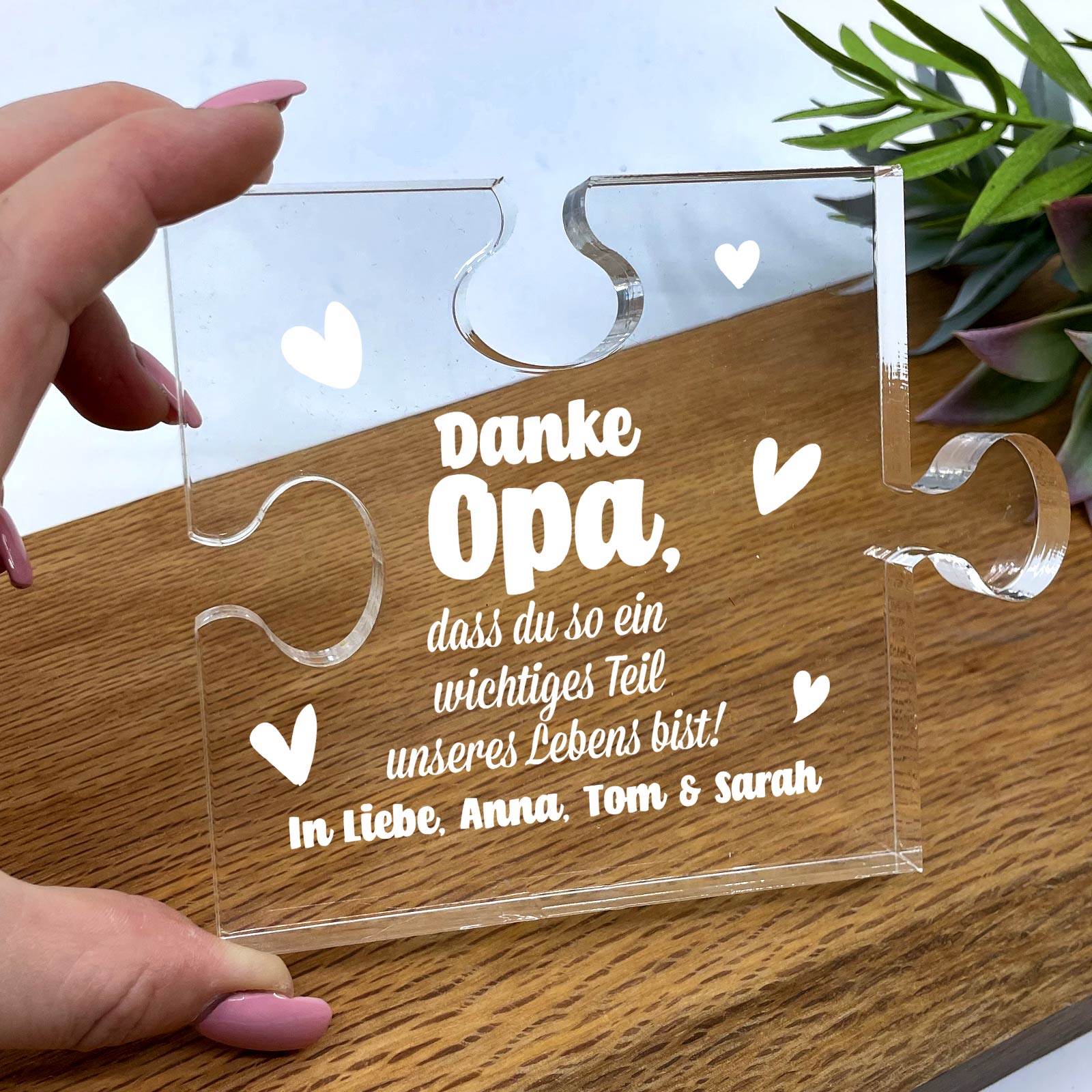 Wichtiger Teil meines Lebens - Plexiglas-Puzzle Teil