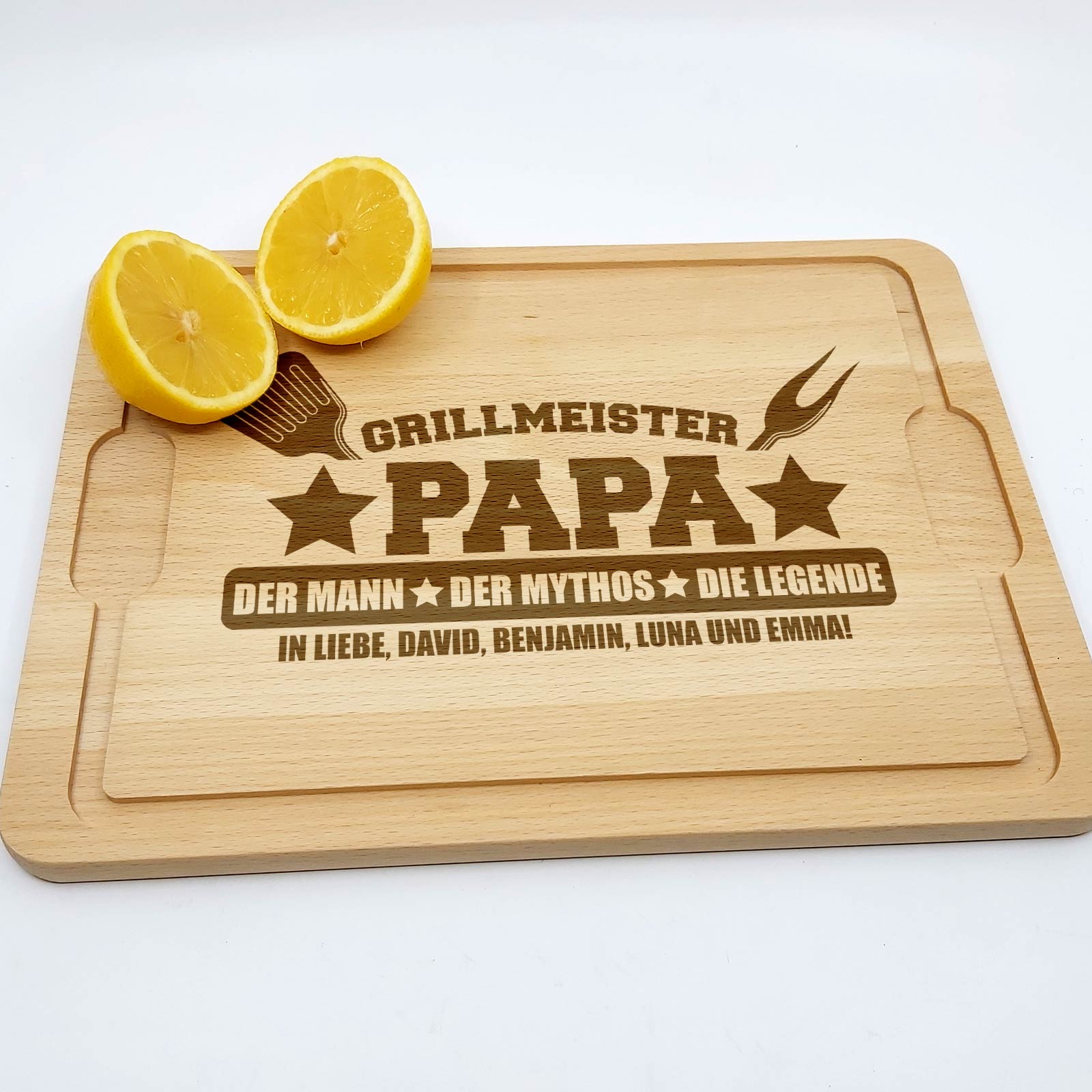 Grillmeister Papa Schneidebrett
