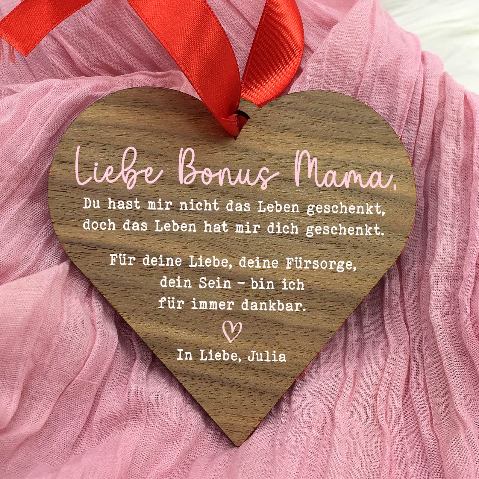 Das Leben gab mir dich – Walnussherz