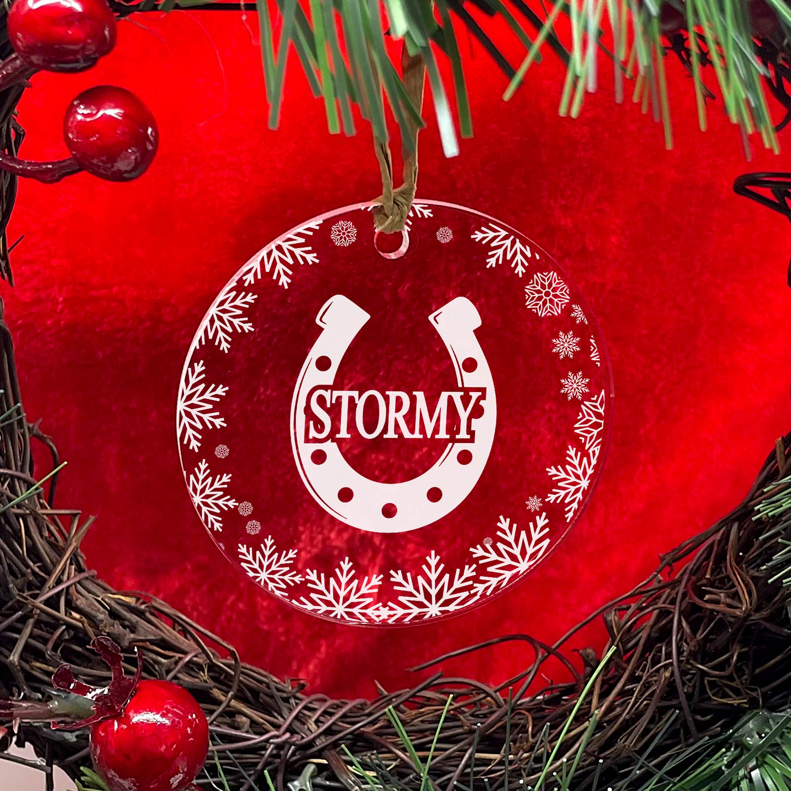 Pferde-Weihnachtsdeco