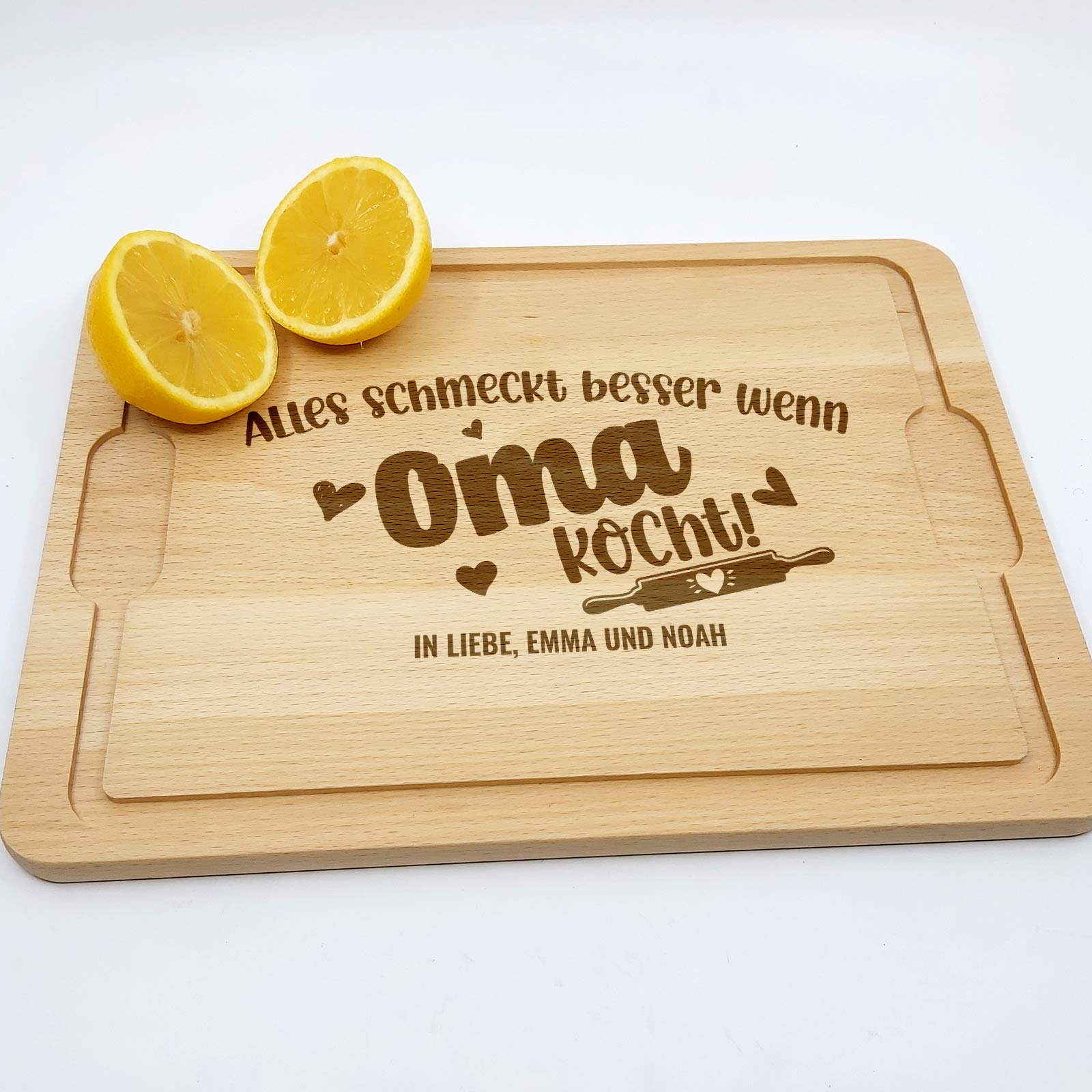 Alles schmeckt besser wenn ... Schneidebrett