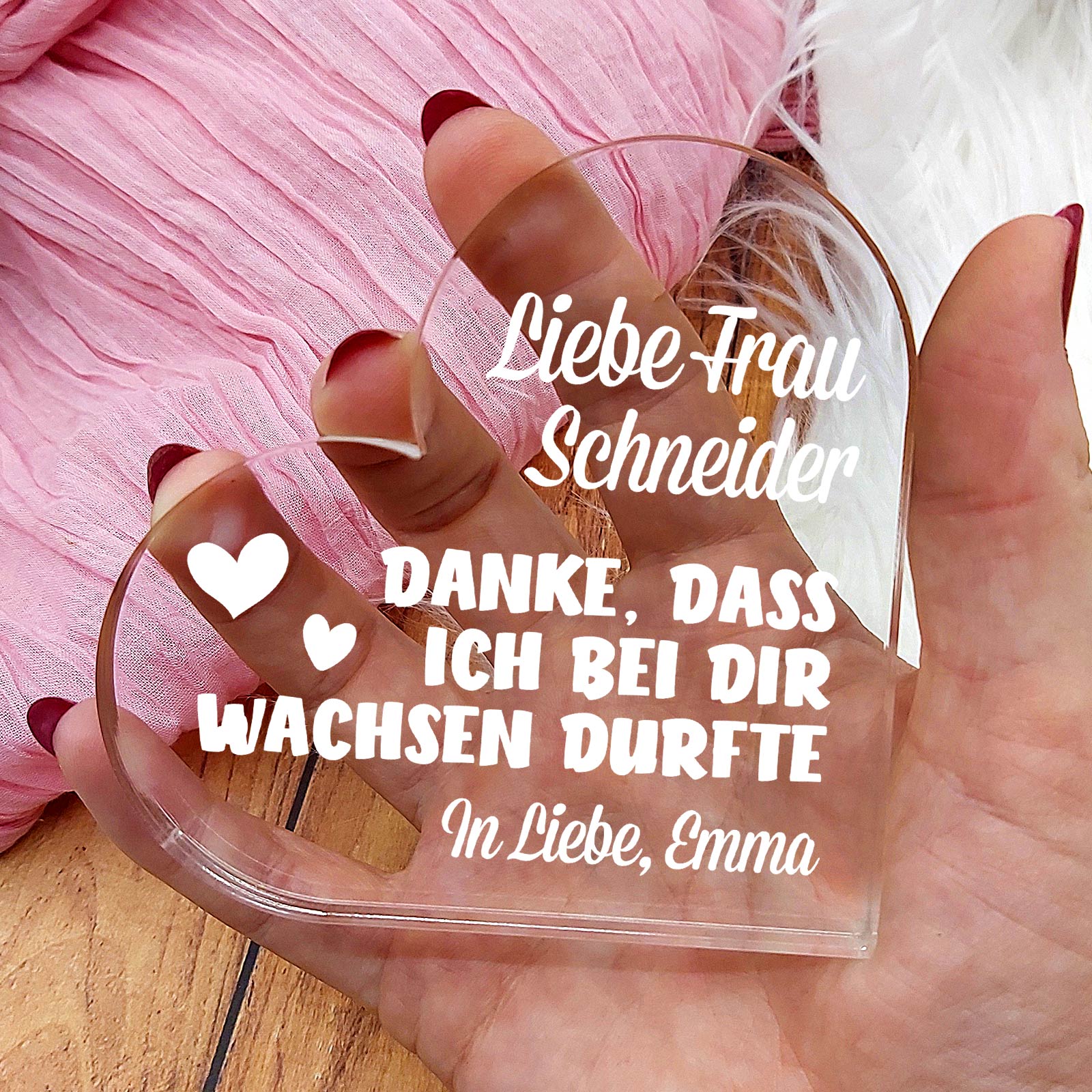 Danke, dass ich bei dir wachsen durfte – Geschenk zum Schulabschluss