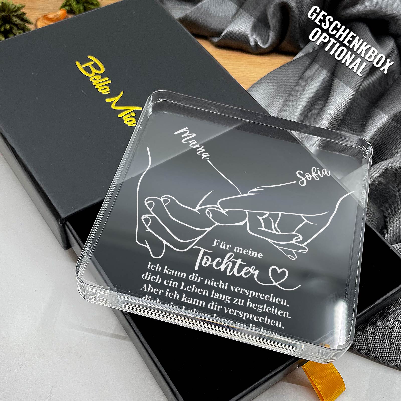 Für meine Tochter – Plexiglasplakette