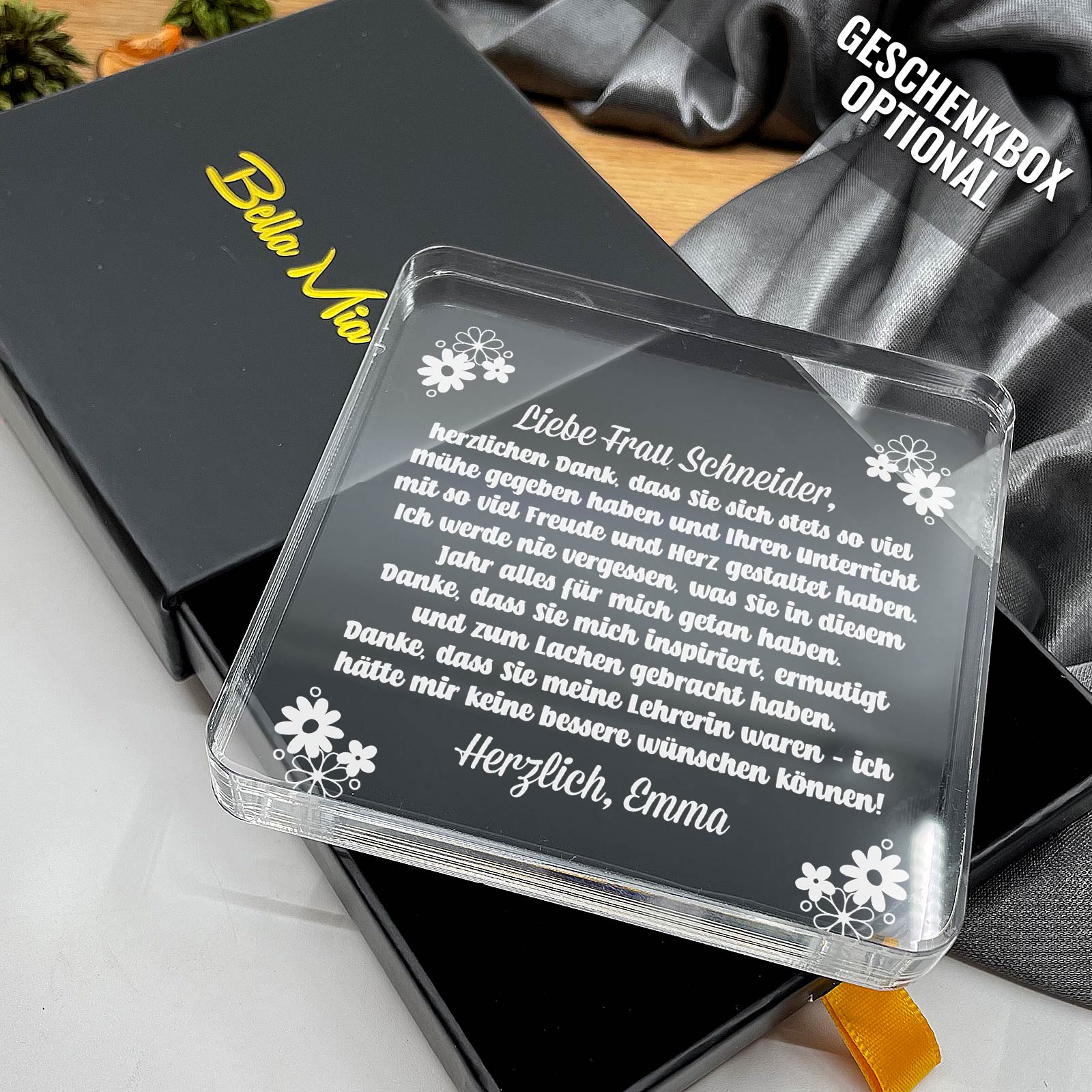 Danke, dass Sie meine Lehrerin waren – Geschenkidee zum Schuljahresende