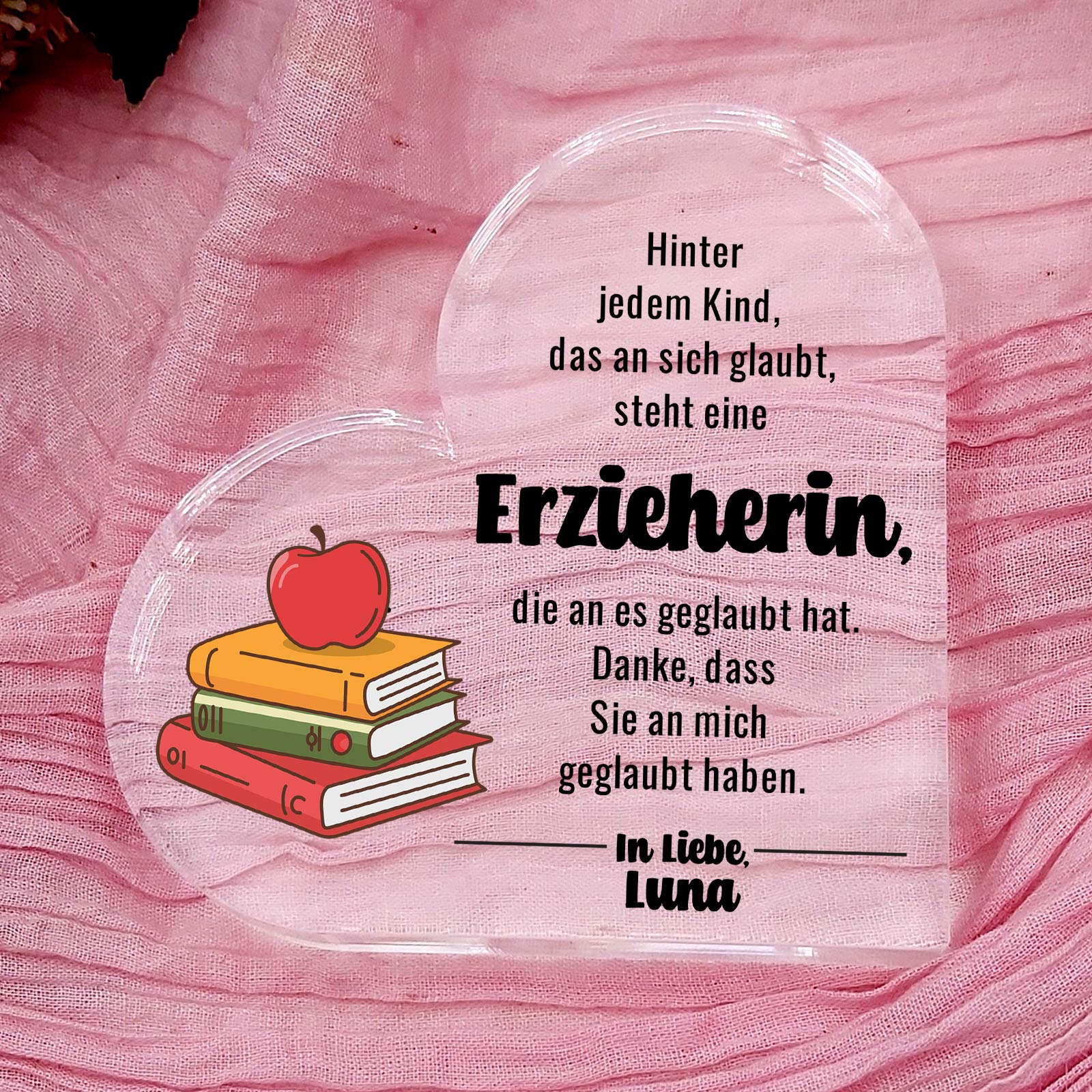 Hinter jedem Kind steckt ein Herz – Geschenk für Pädagog*innen und Erzieherinnen
