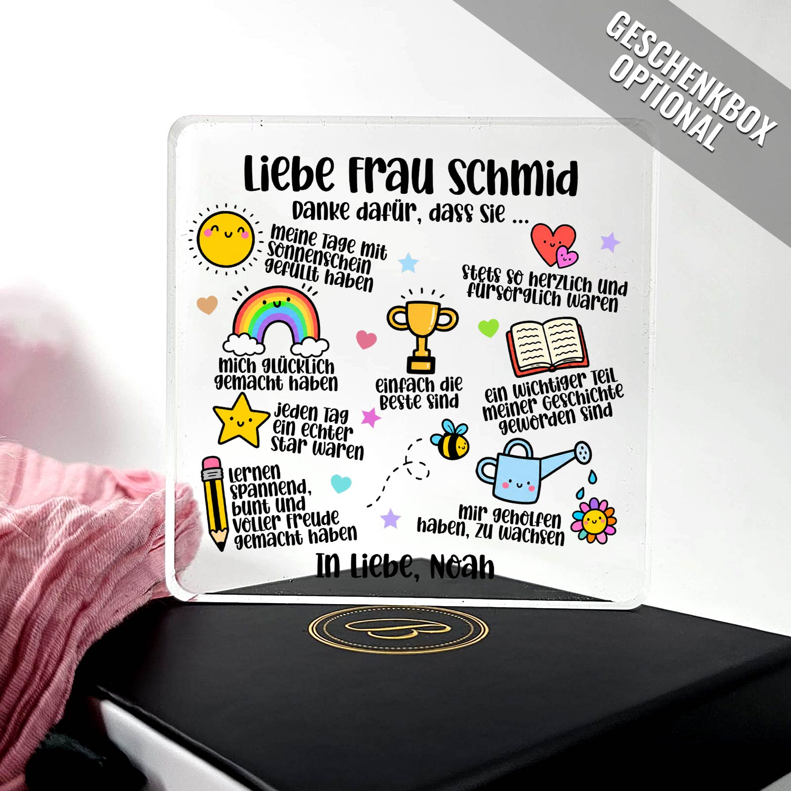 Danke dafür, dass Sie ... – Geschenkidee für Lehrerabschied