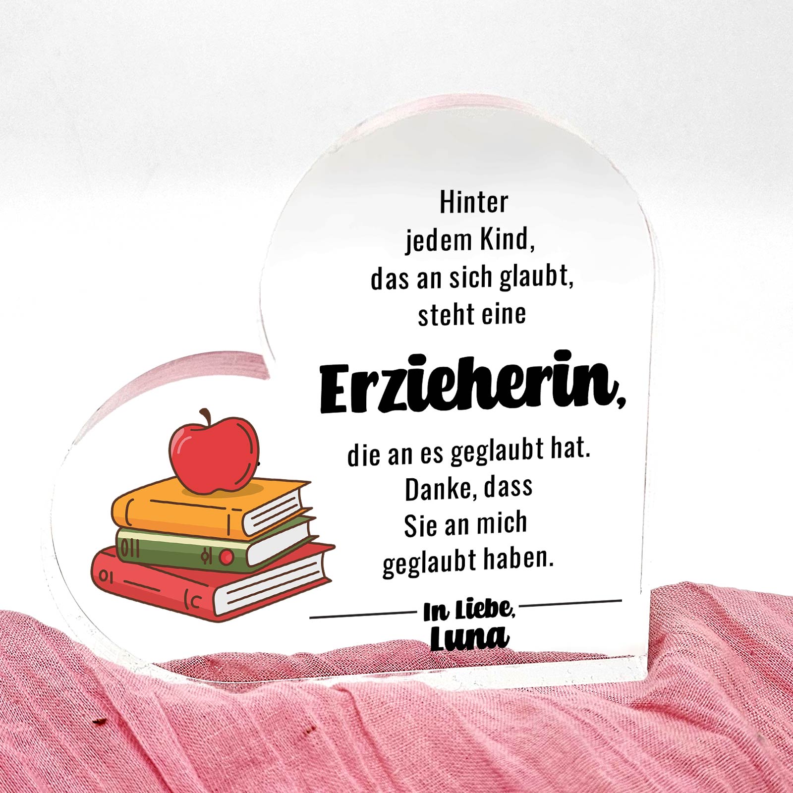 Hinter jedem Kind steckt ein Herz – Geschenk für Pädagog*innen und Erzieherinnen