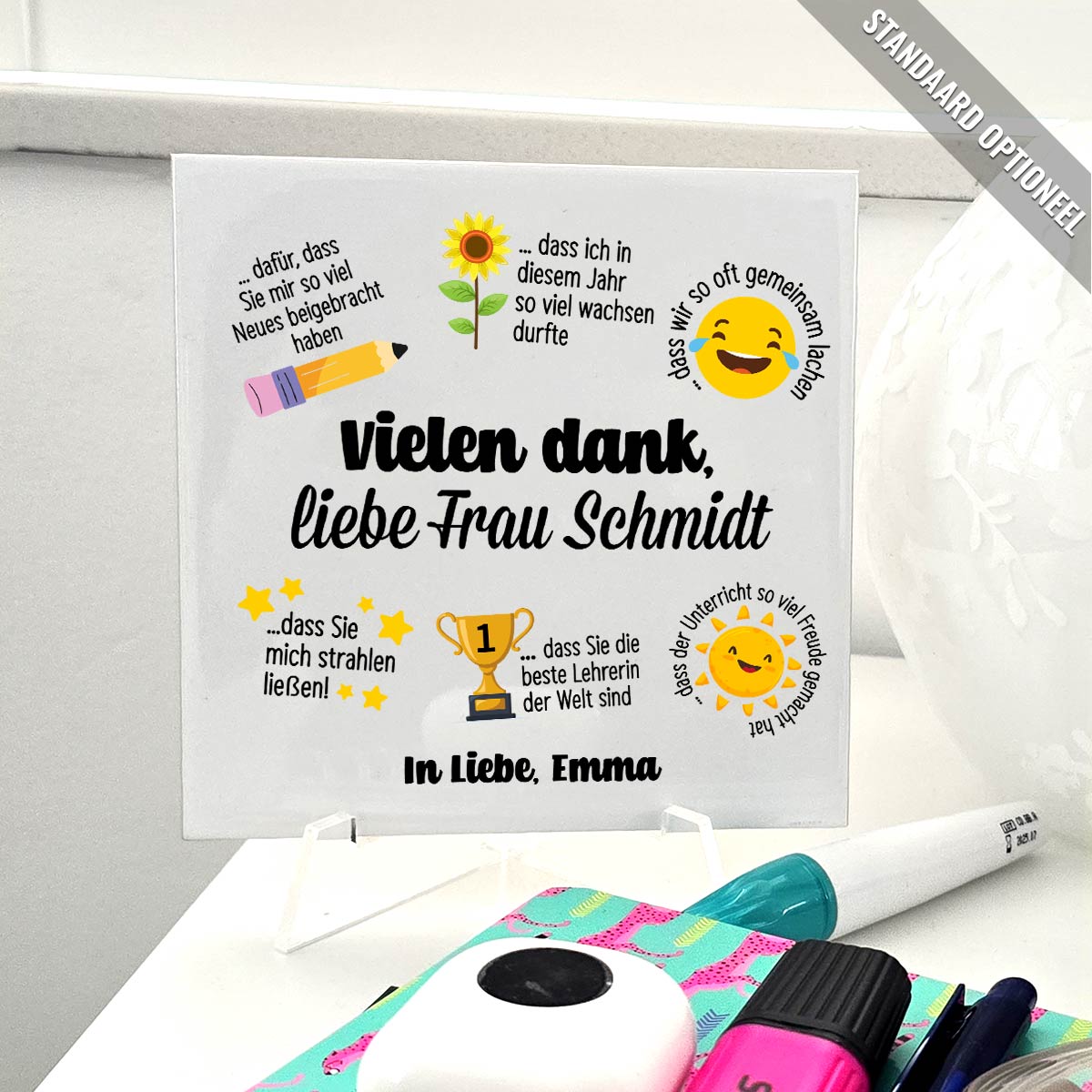 Danke für alles – Geschenkidee für Lehrerinnen