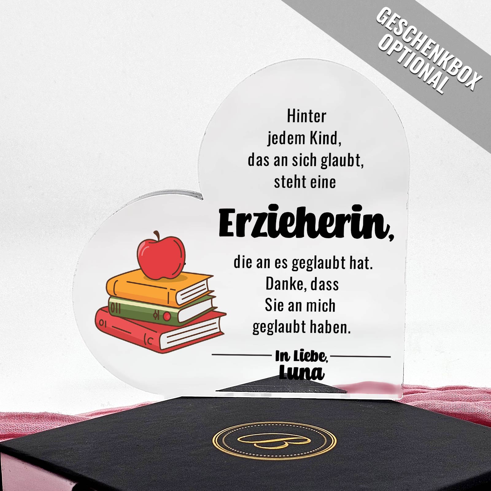 Hinter jedem Kind steckt ein Herz – Geschenk für Pädagog*innen und Erzieherinnen