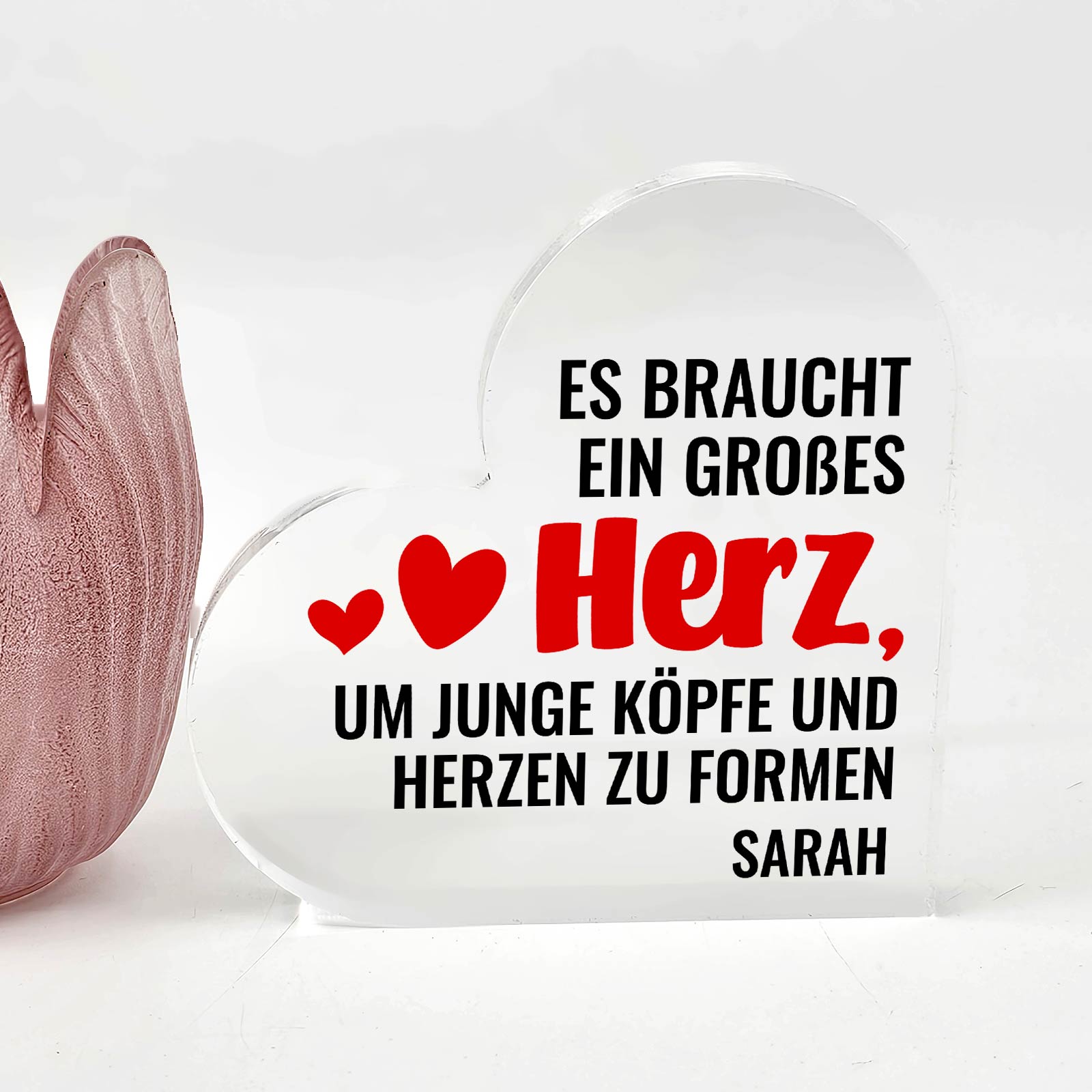 Ein großes Herz – Geschenk zum Abschied für Lehrerinnen und Erzieherinnen