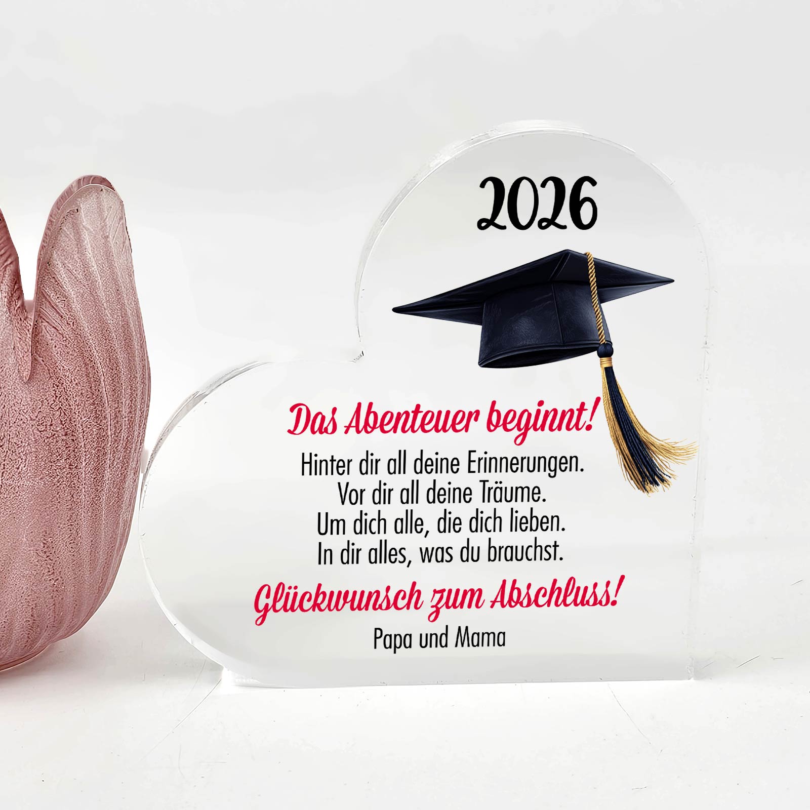 Das abenteuer beginnt - Plexiglasherz