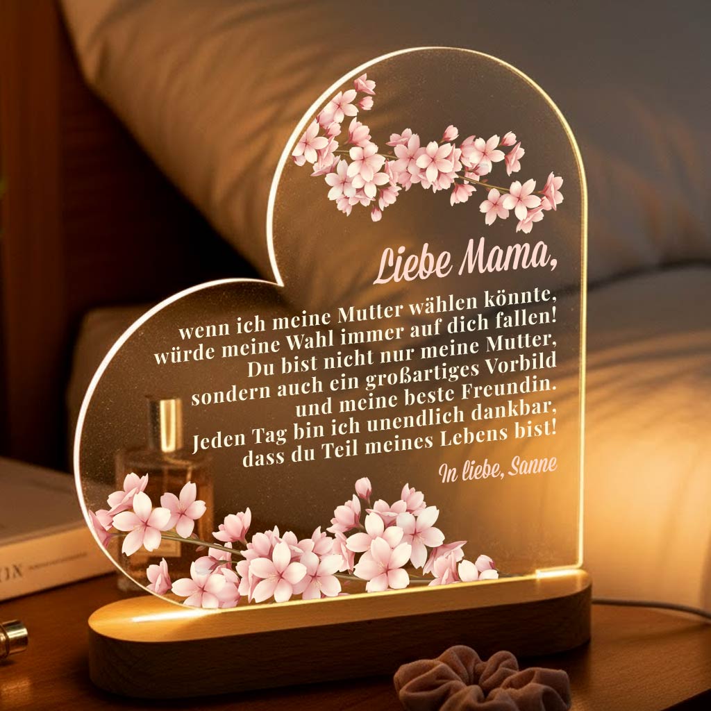 Ich würde immer dich wählen - LED-Lampe