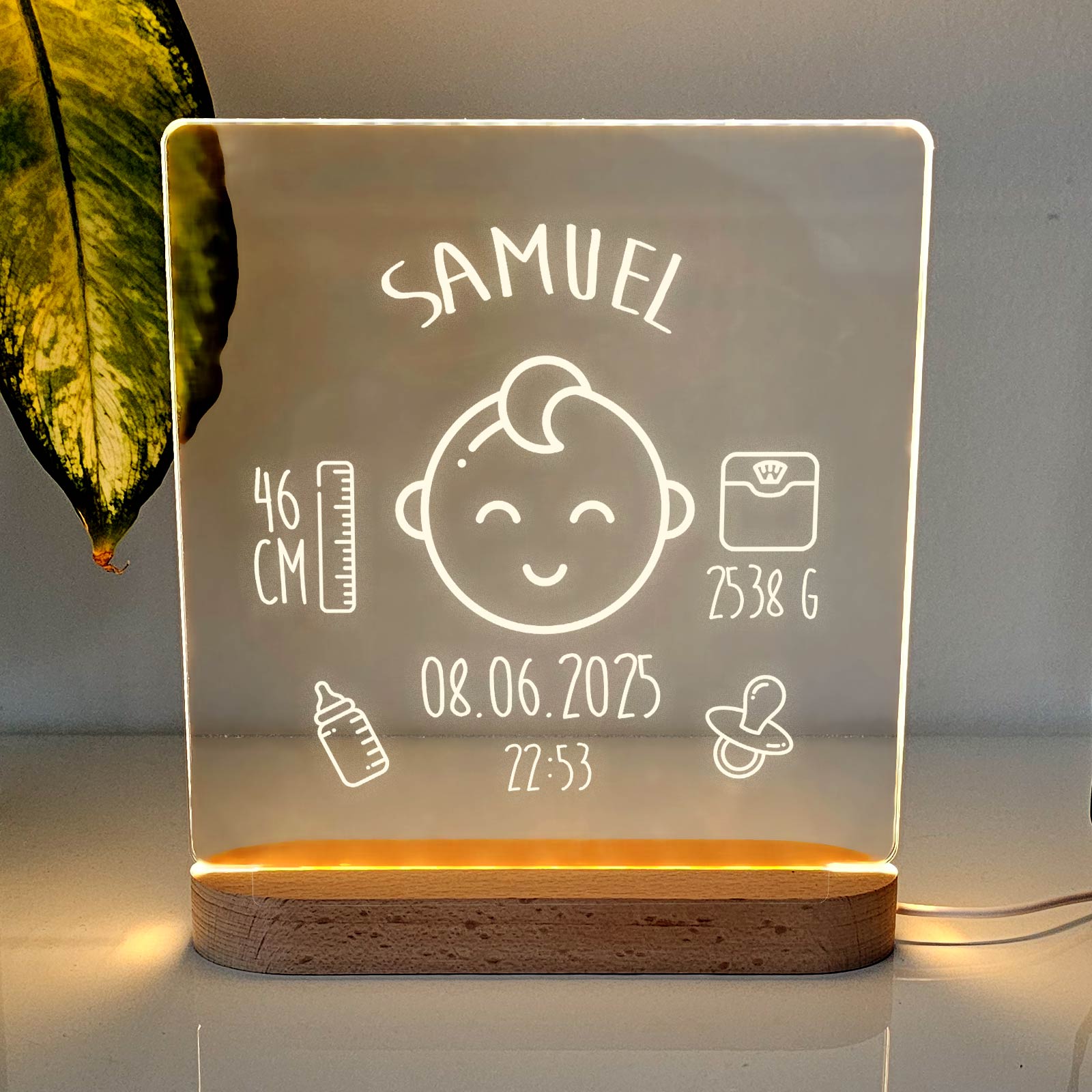 LED-Lampe zur Geburt