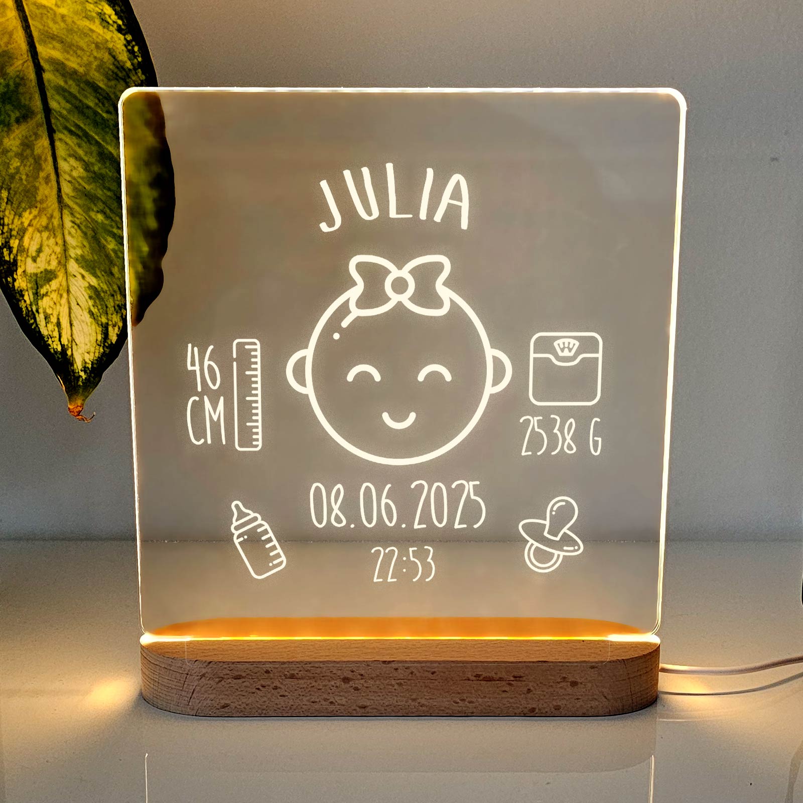 LED-Lampe zur Geburt