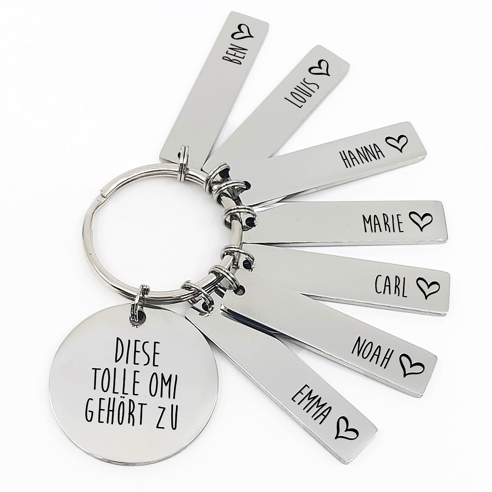 Diese tolle Omi gehört zu - Schlüsselanhänger