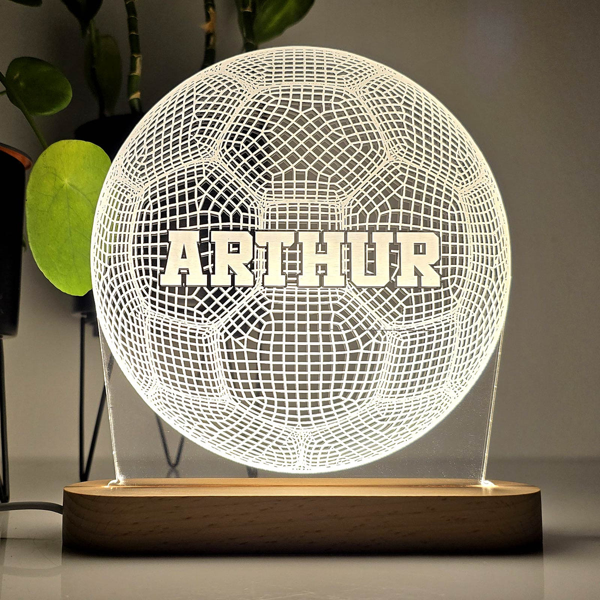 3D Handballlampe