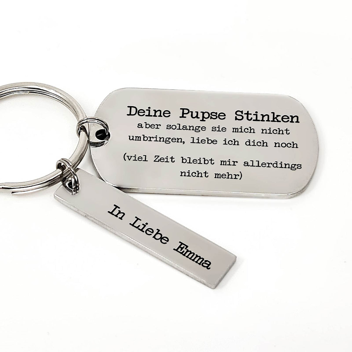 Deine Pupse stinken - Schlüsselanhänger