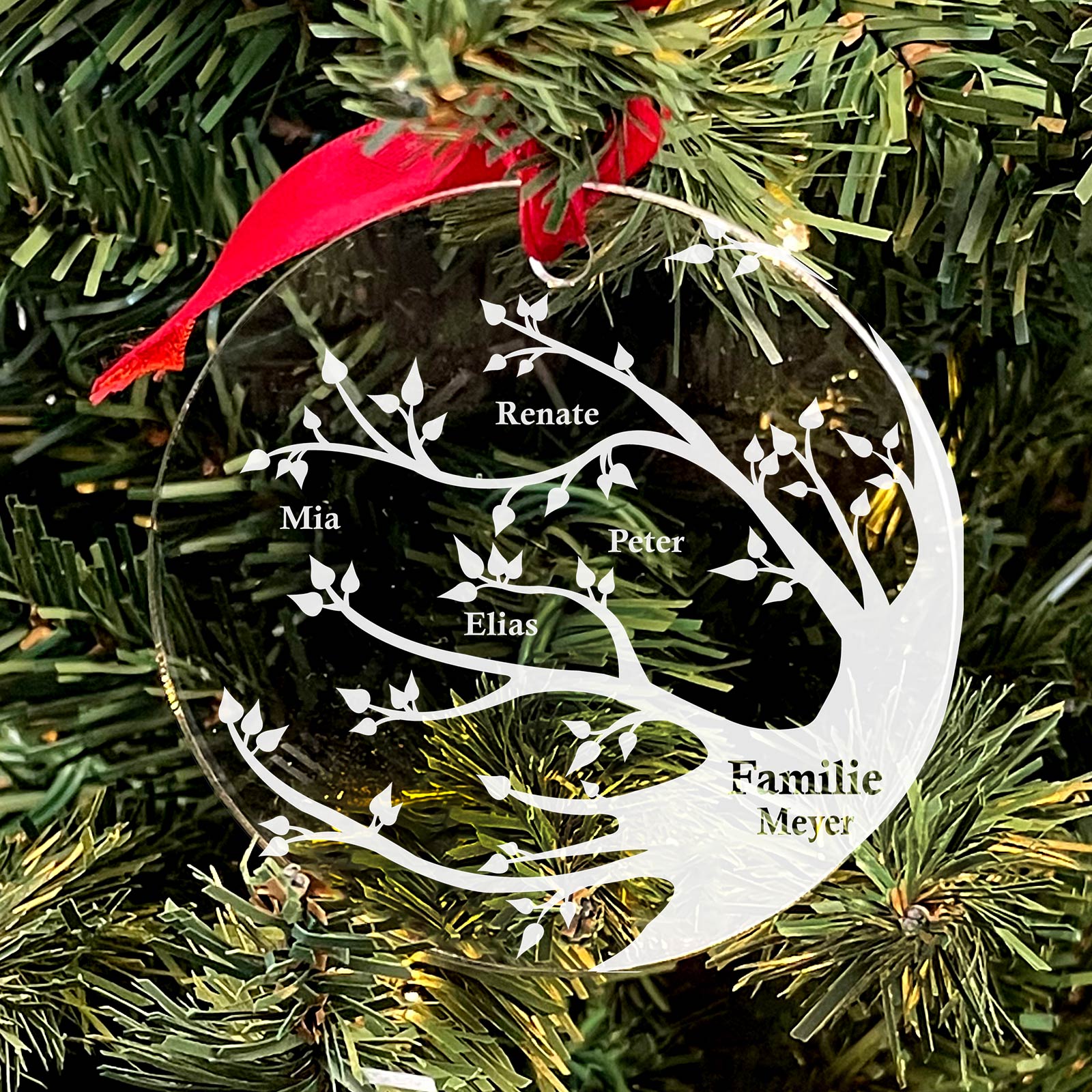 Familienbaum - Weihnachtsdeko