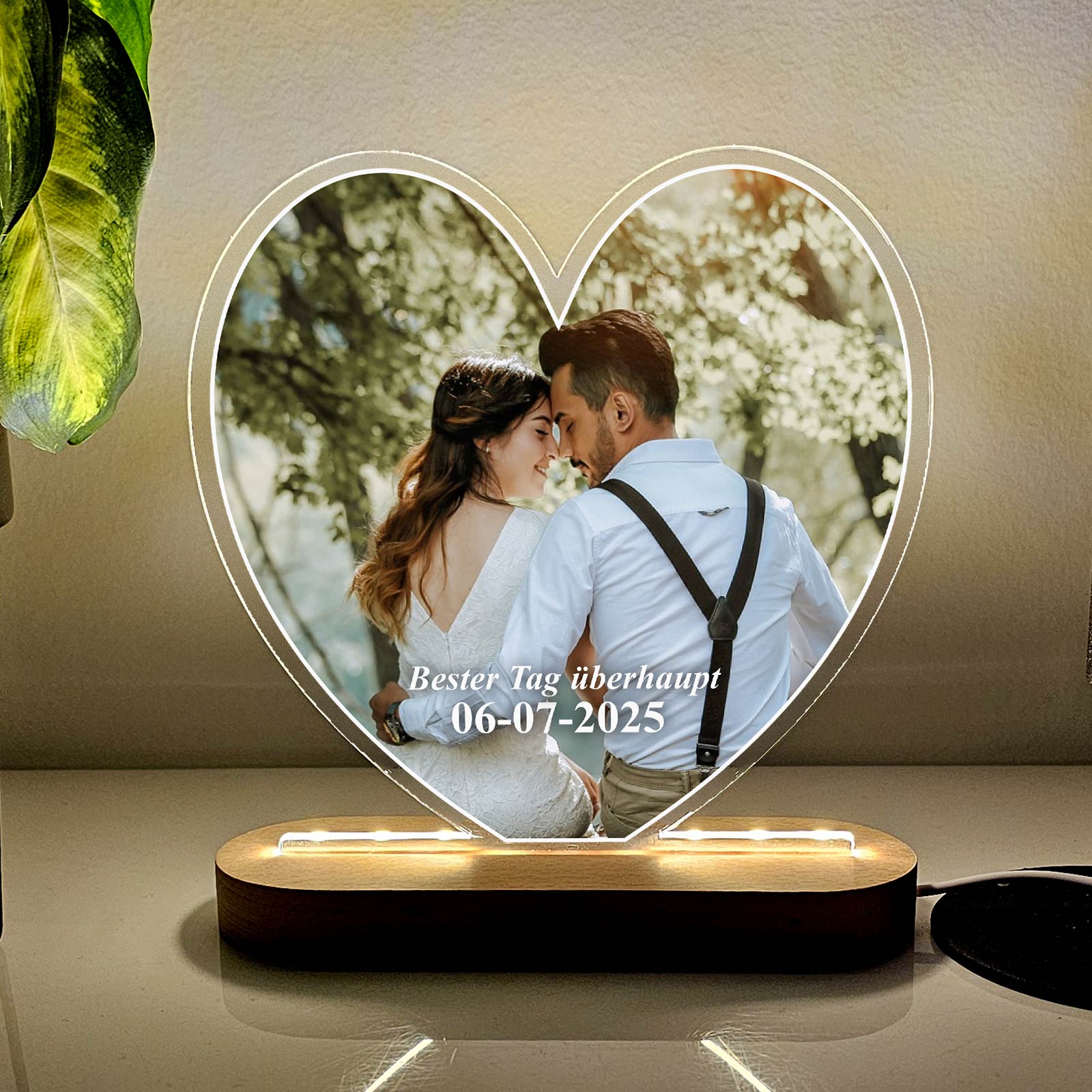 Dein Besonderer Tag – Personalisierte Fotolampe