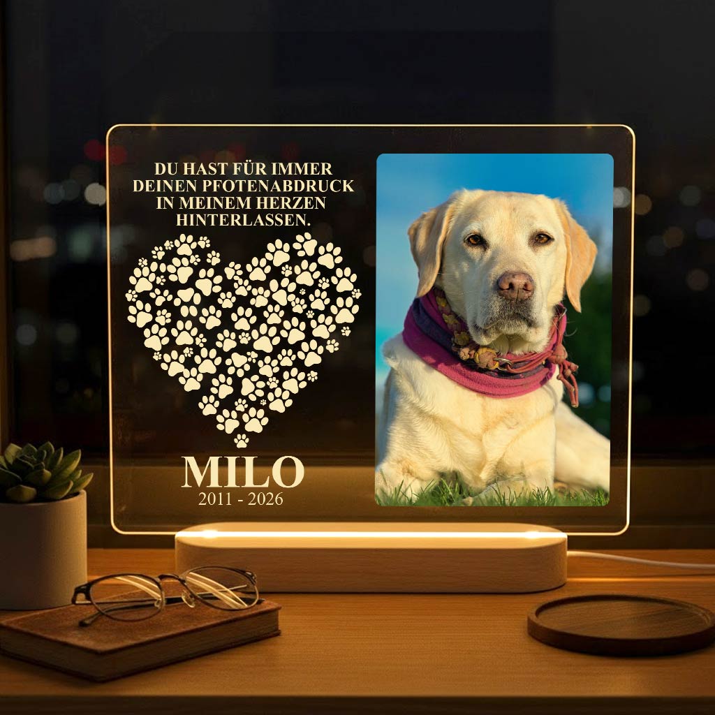 Fotolampe von deinem Hund oder deiner Katze