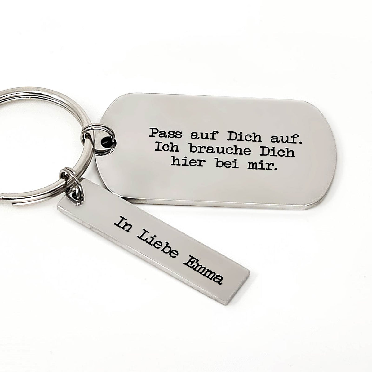 Pass auf Dich auf. Ich brauche Dich hier bei mir - Schlüsselanhänger