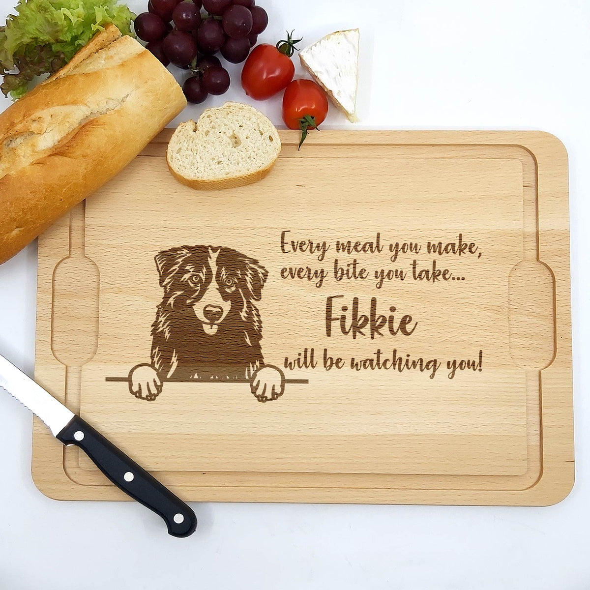 Will be Watching You – Hunde – Schneidebrett