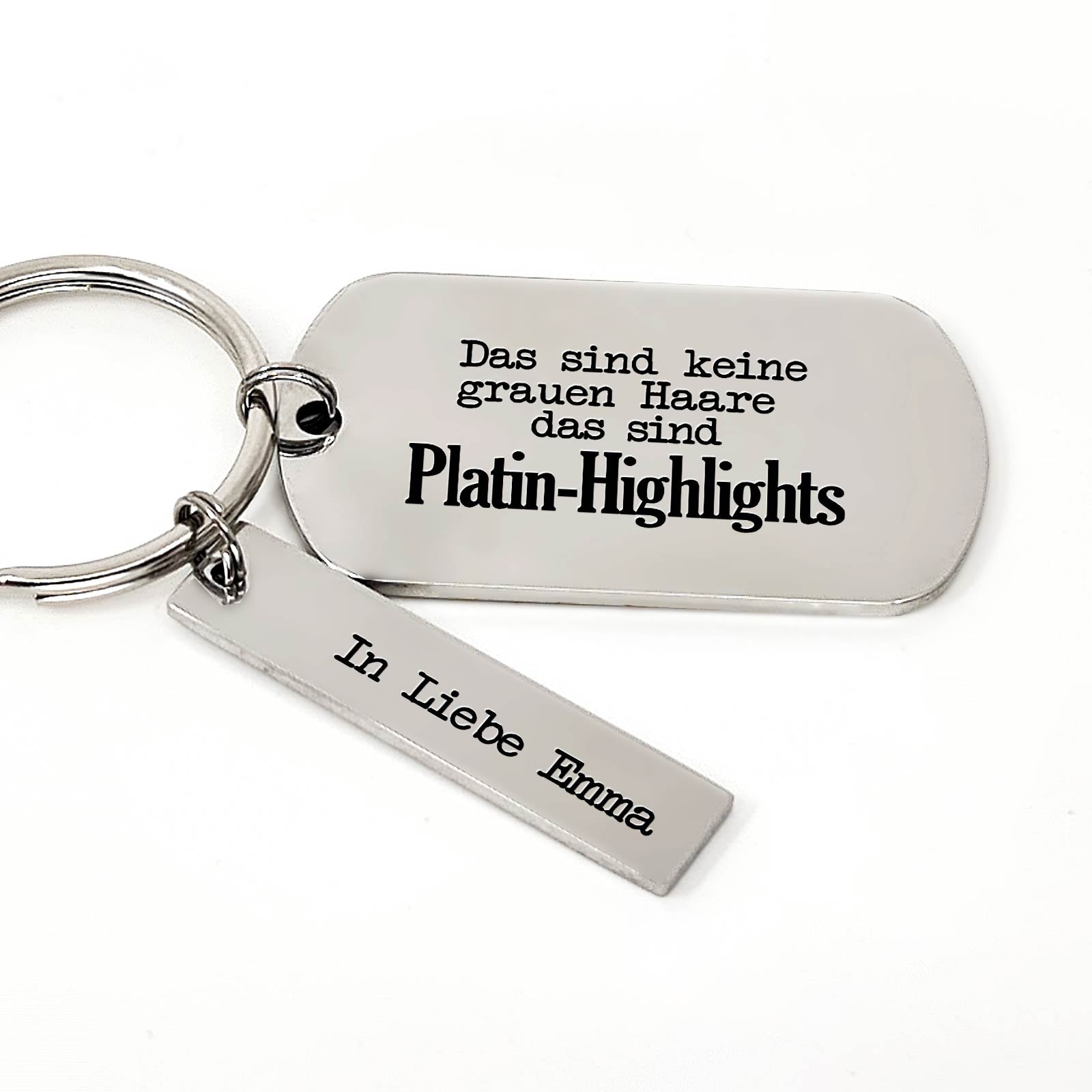 Schlüsselanhänger „Keine grauen Haare“