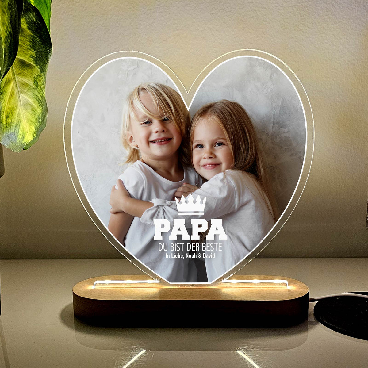 Du bist der Beste! – LED-Lampe