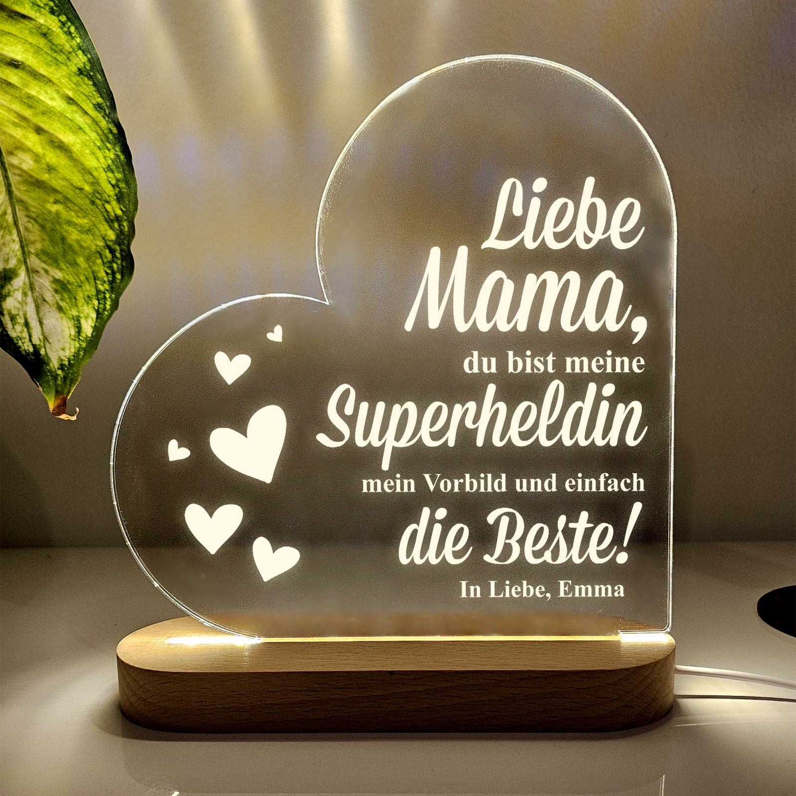 Meine Superheldin – LED-Lampe