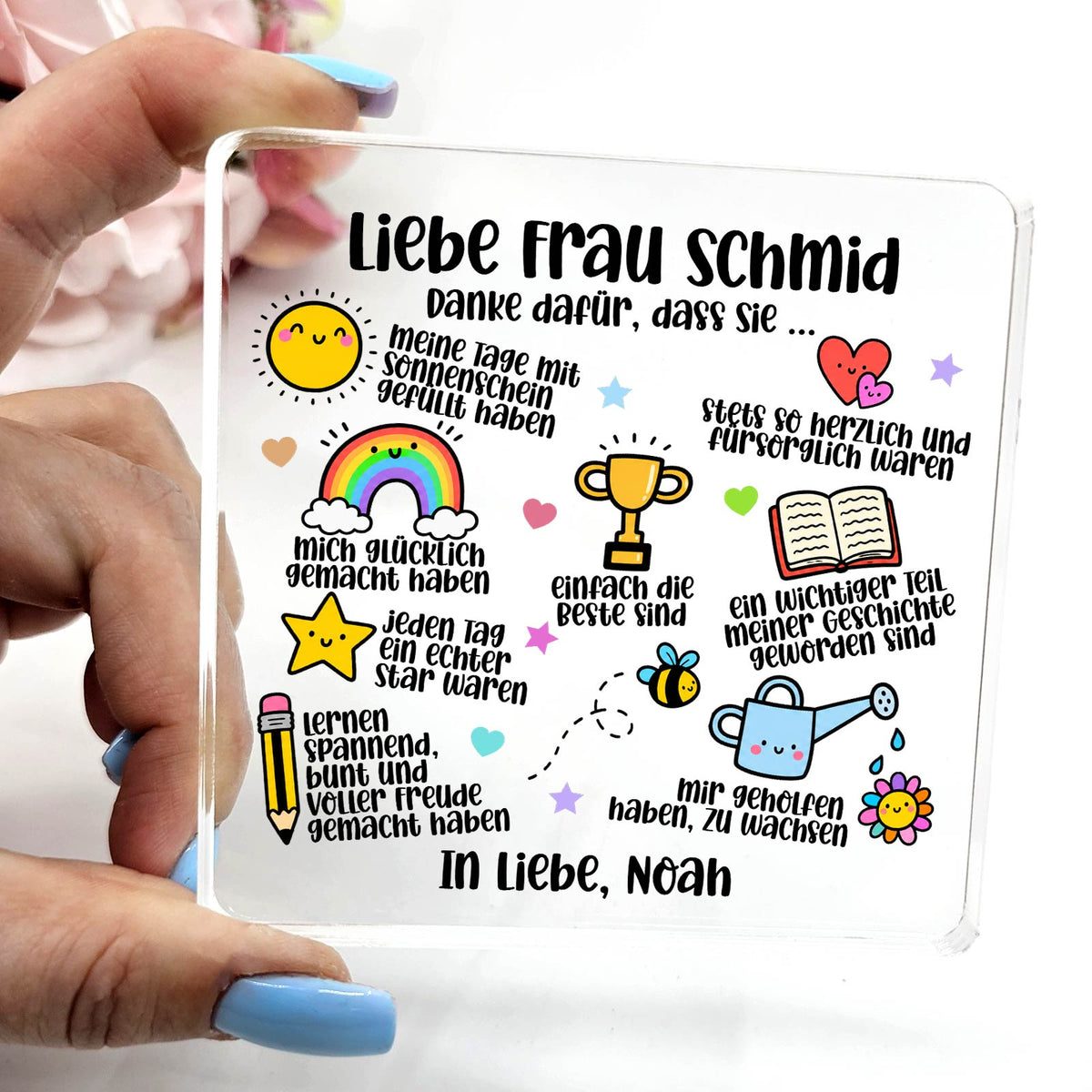 Danke dafür, dass Sie ... – Geschenkidee für Lehrerabschied