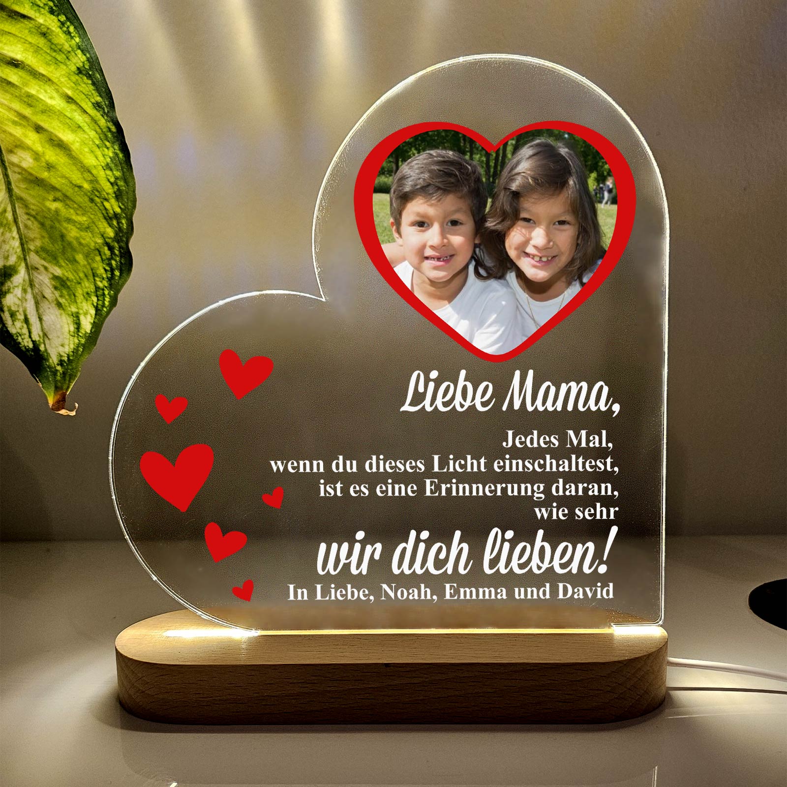 Muttertags-Lampe mit eurem Foto!