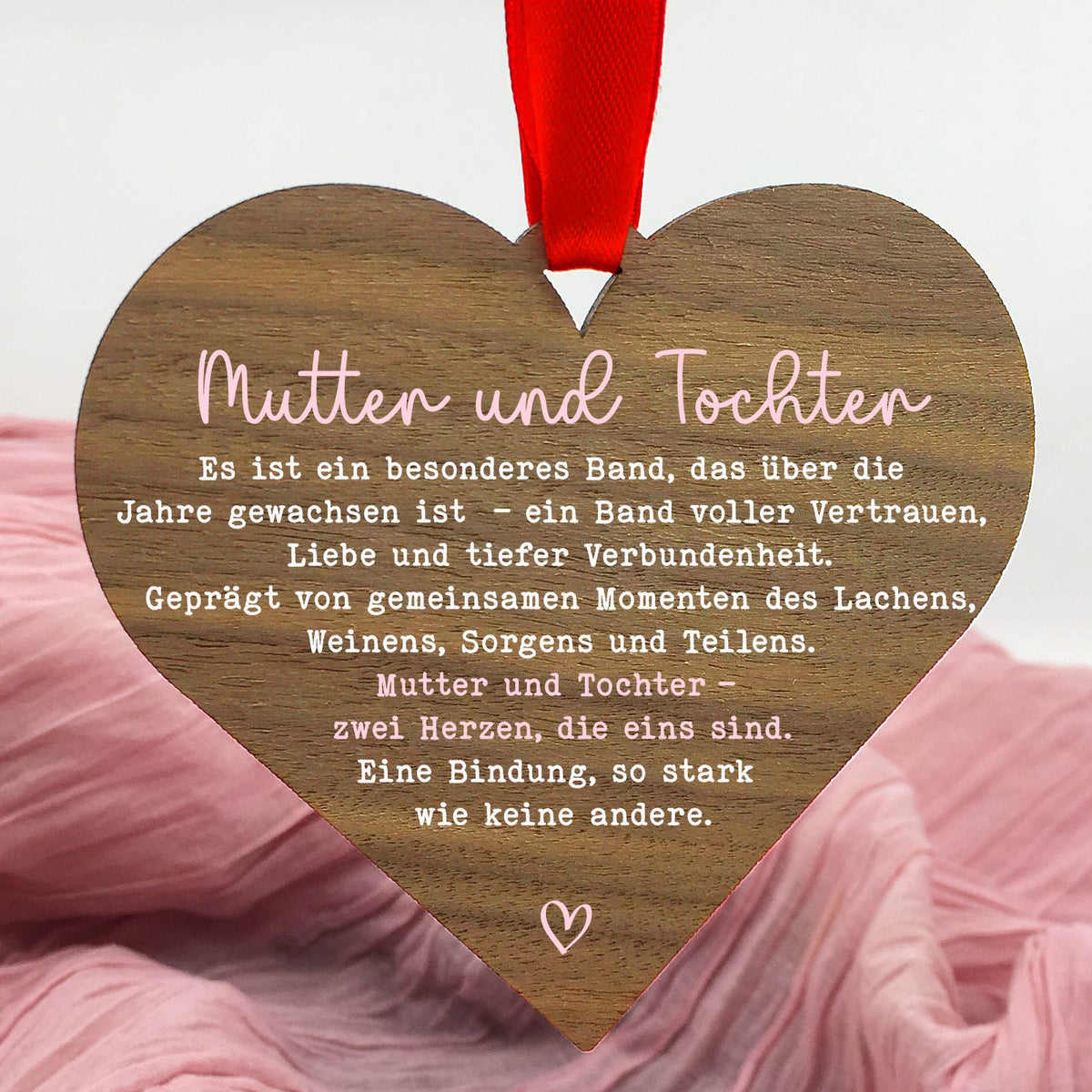 Mutter und Tochter – Walnussherz