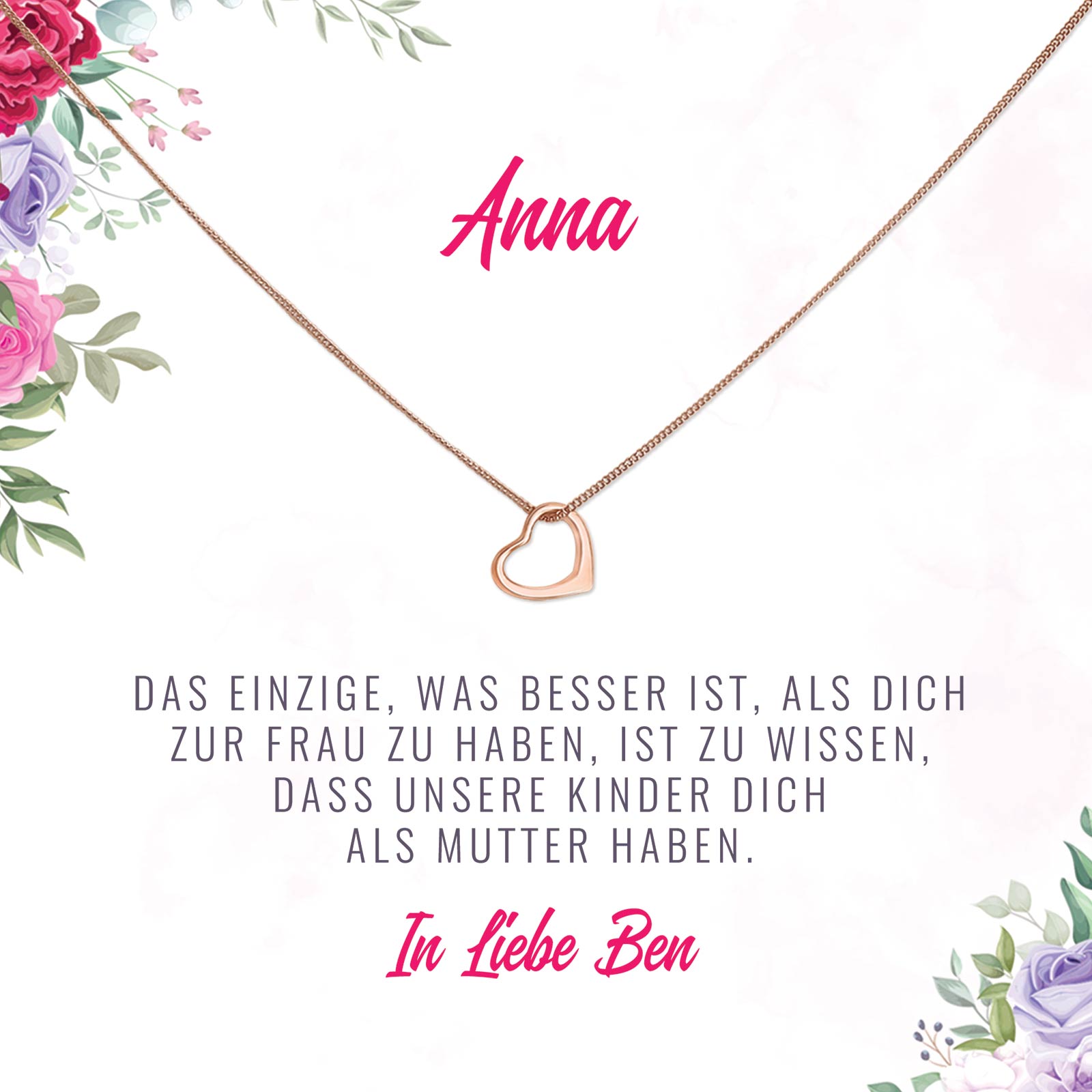 Das einzige, was besser ist - Halskette