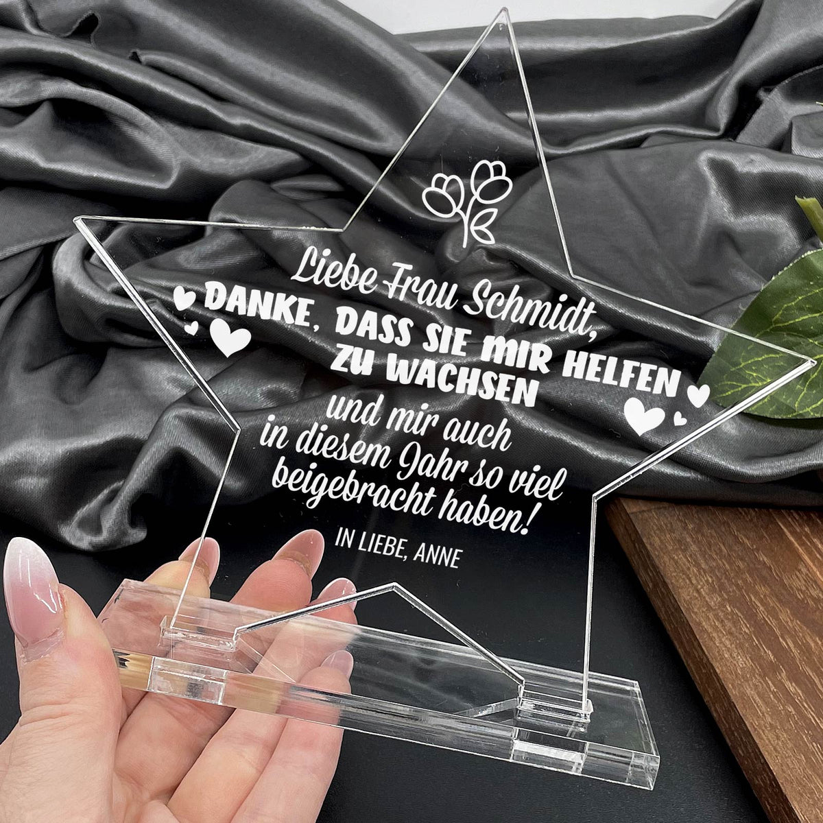 Danke, dass Sie mir beim Wachsen helfen – Stern-Auszeichnung!