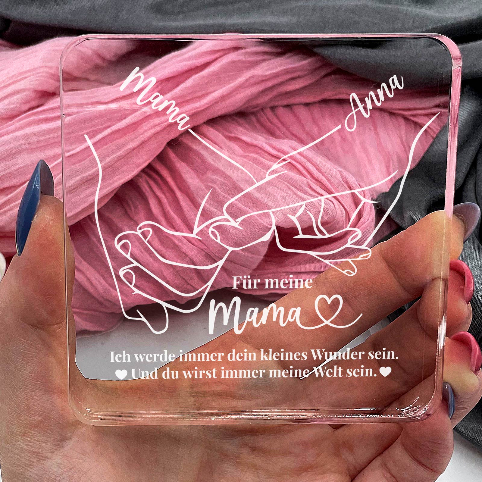 Für immer dein kleines Wunder – Plexiglasplakette