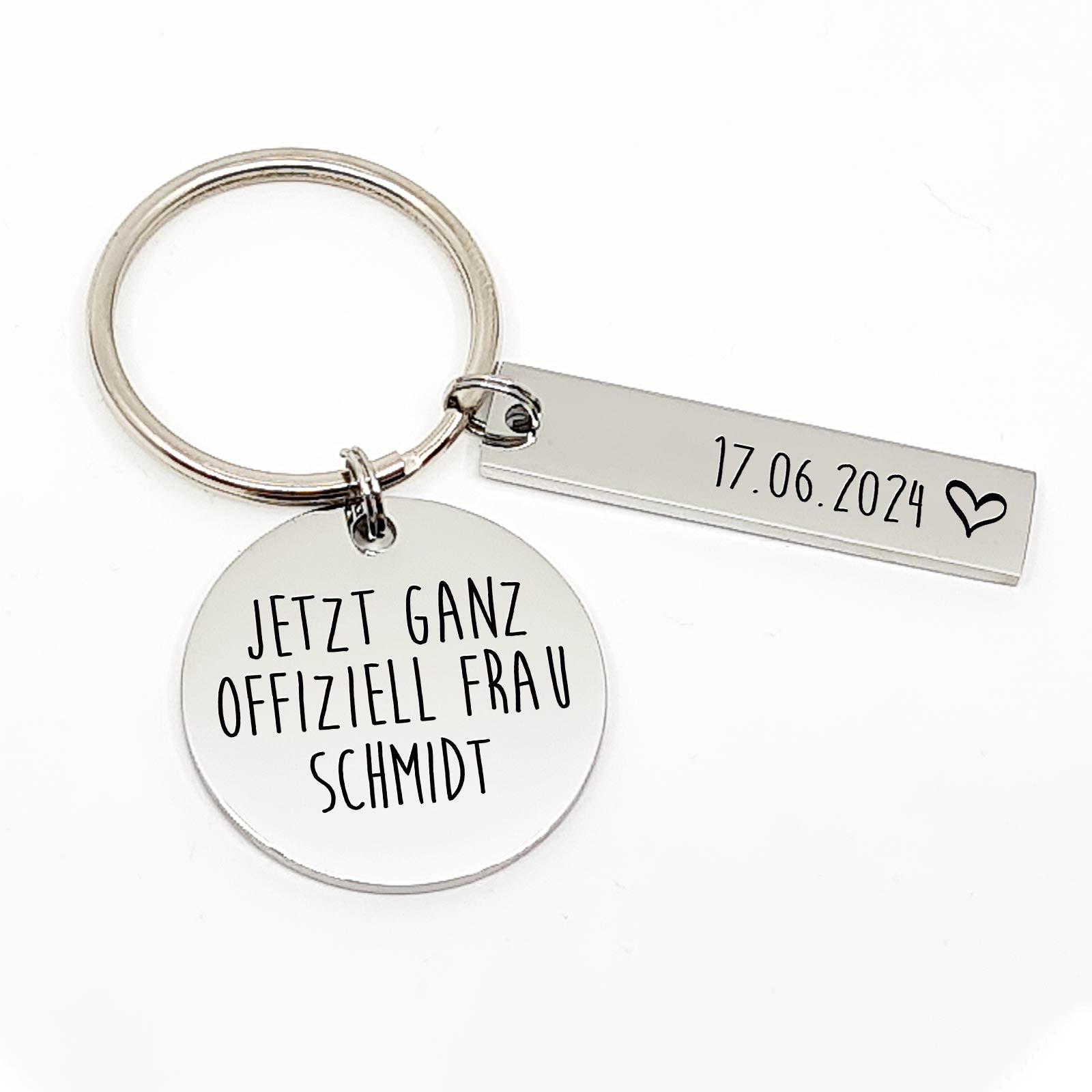 Jetzt ganz offiziell Frau - Schlüsselanhänger