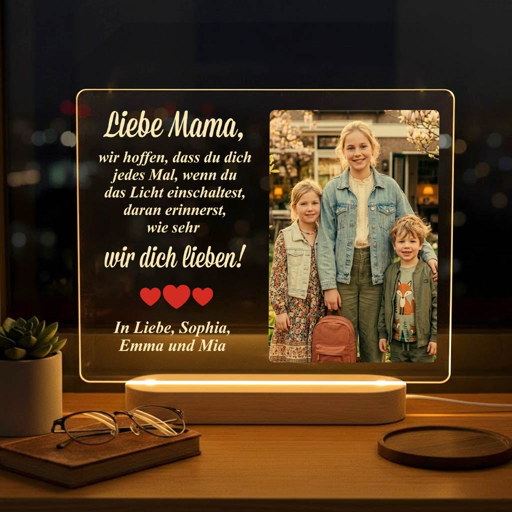 Erinnerungslicht – Fotolampe