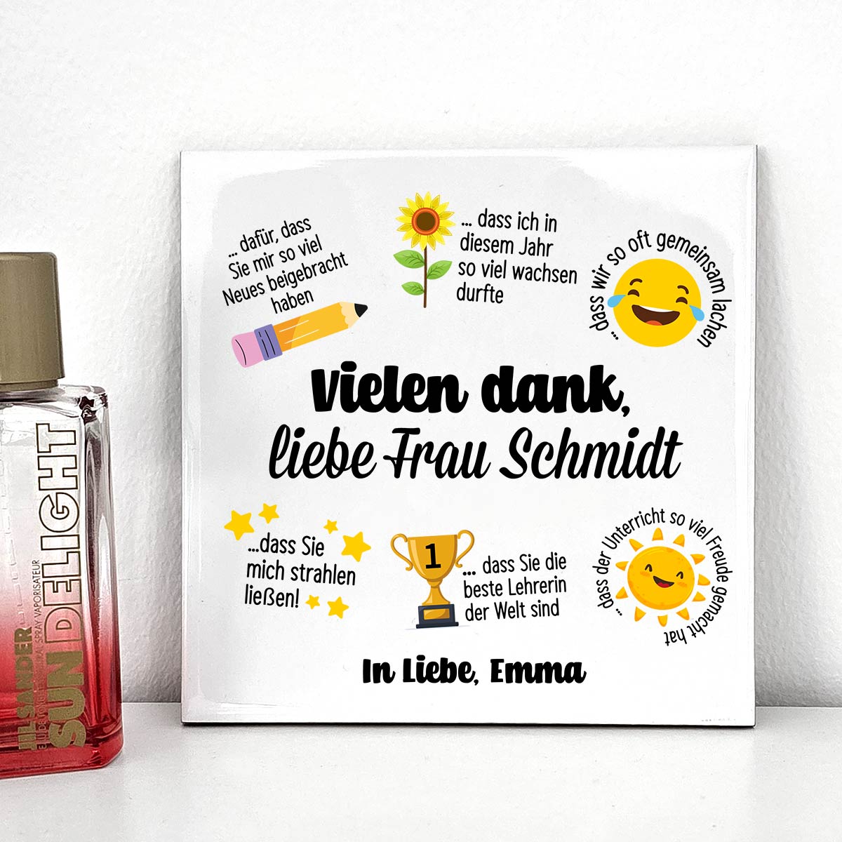 Danke für alles – Geschenkidee für Lehrerinnen