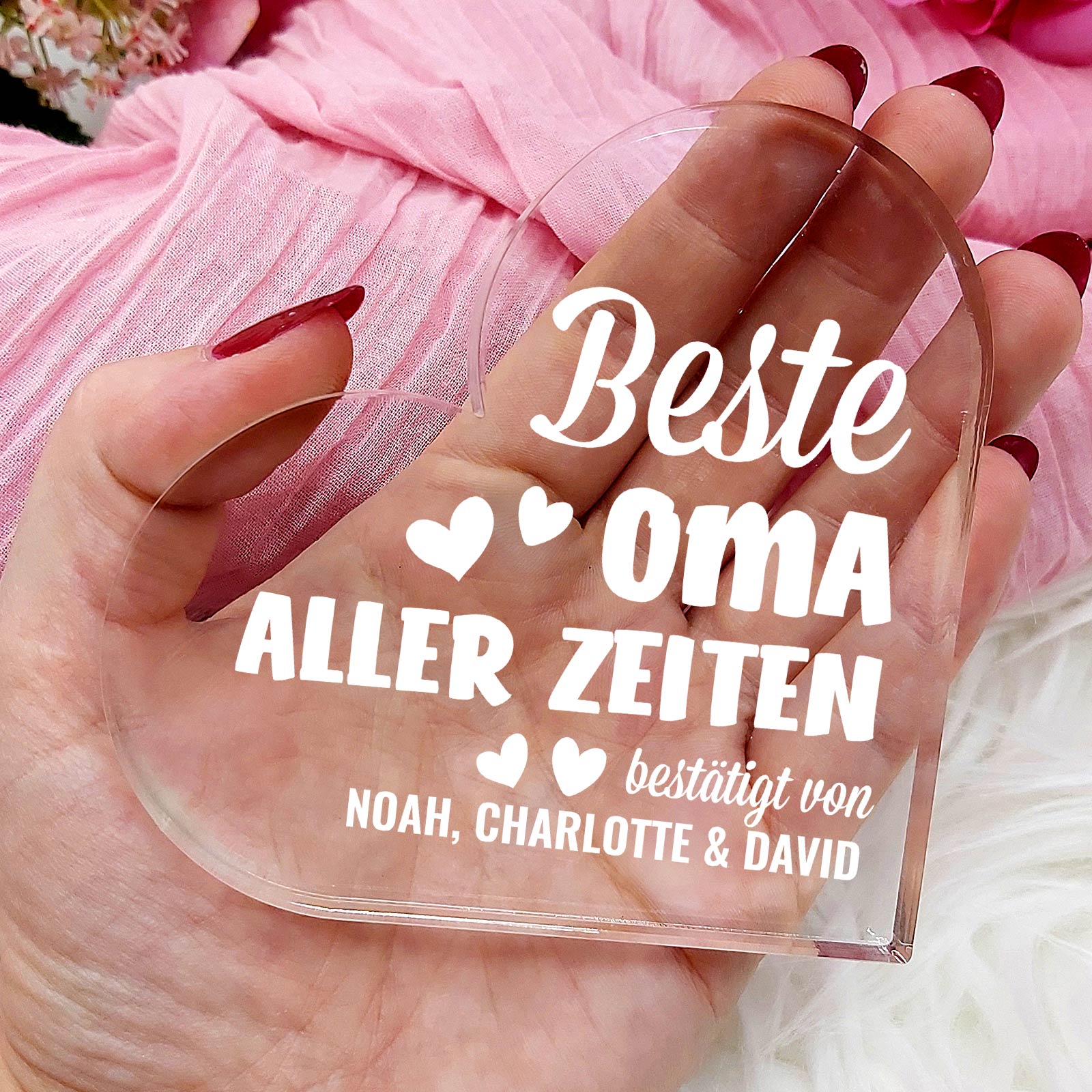 Das Beste überhaupt! – Plexiglasherz